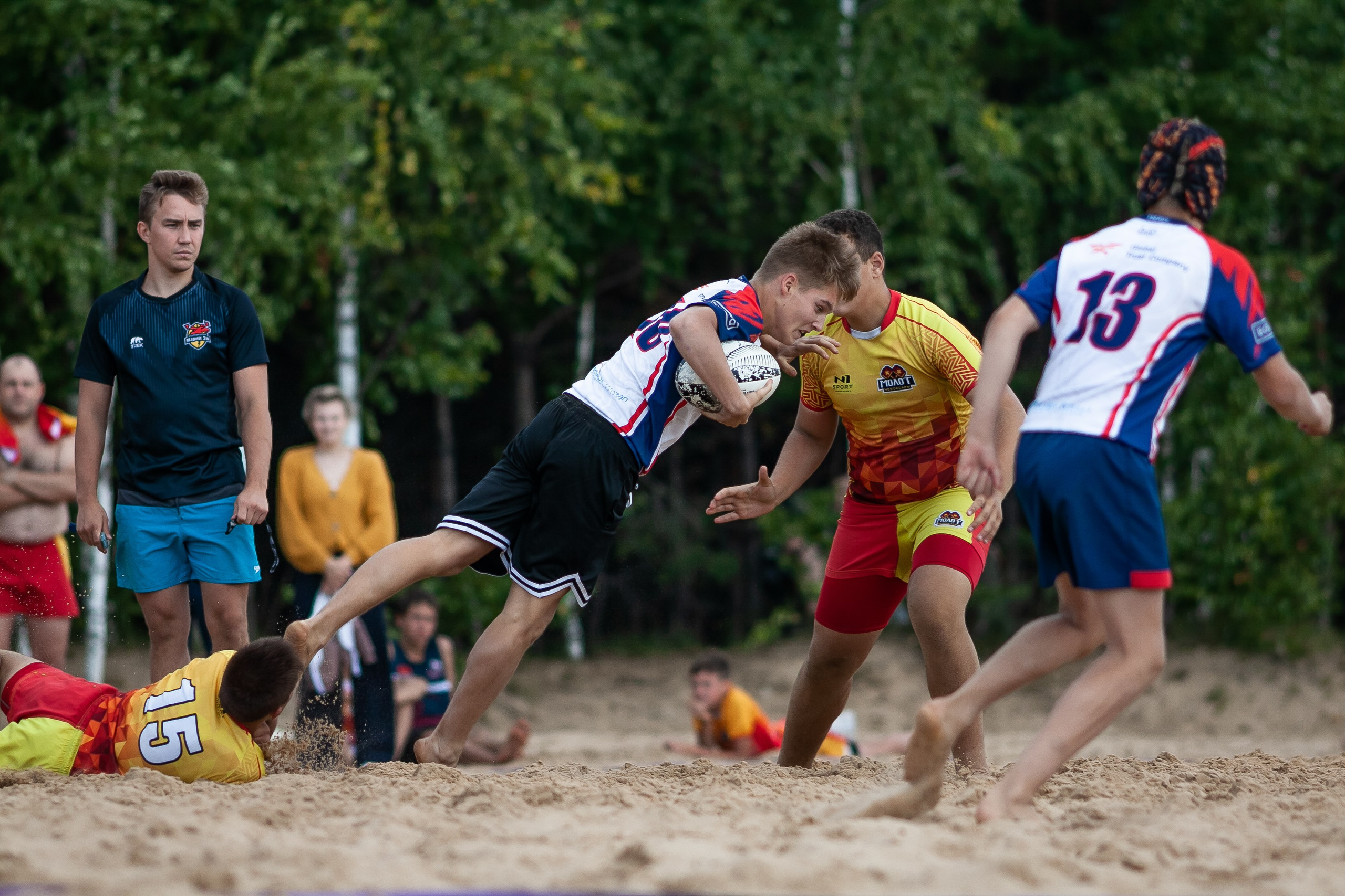 «Кубок «Молота» по пляжному Регби. Фотография