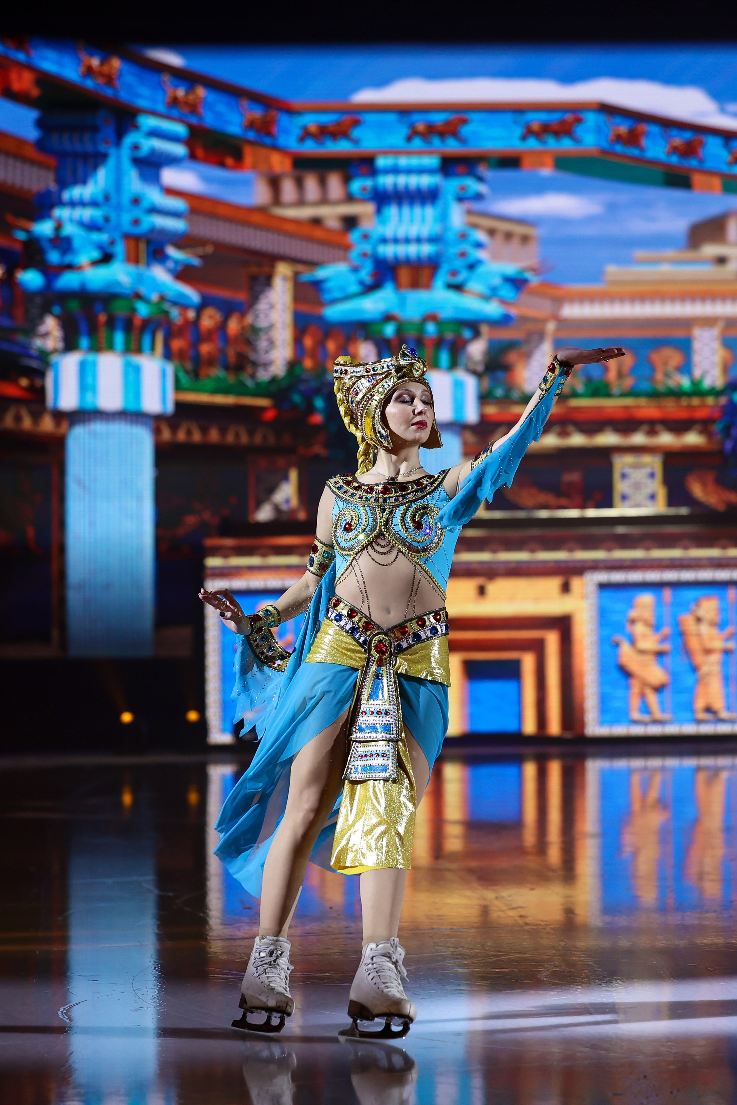 «История любви Шахеризады» шоу на льду 03.01.2024. Спортивный и репортажный фотограф Антон Тереханов