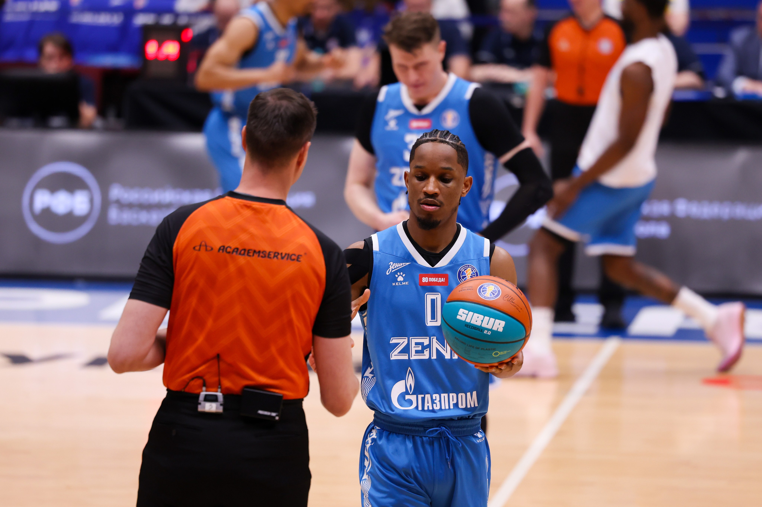 БК «Зенит» — БК «ЦСКА» финал ЕЛ ВТБ 1 игра 27.05.2025. Спортивный и репортажный фотограф Антон Тереханов