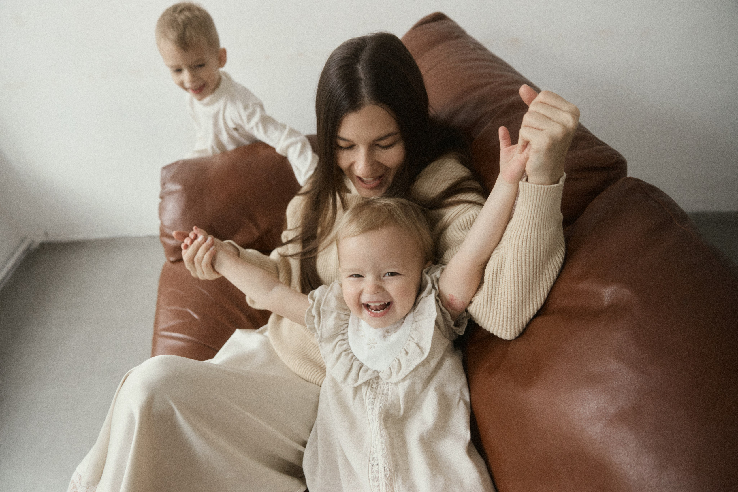 Настя + Демьян + Агата. Семейный и детский фотограф Юлия Шох
