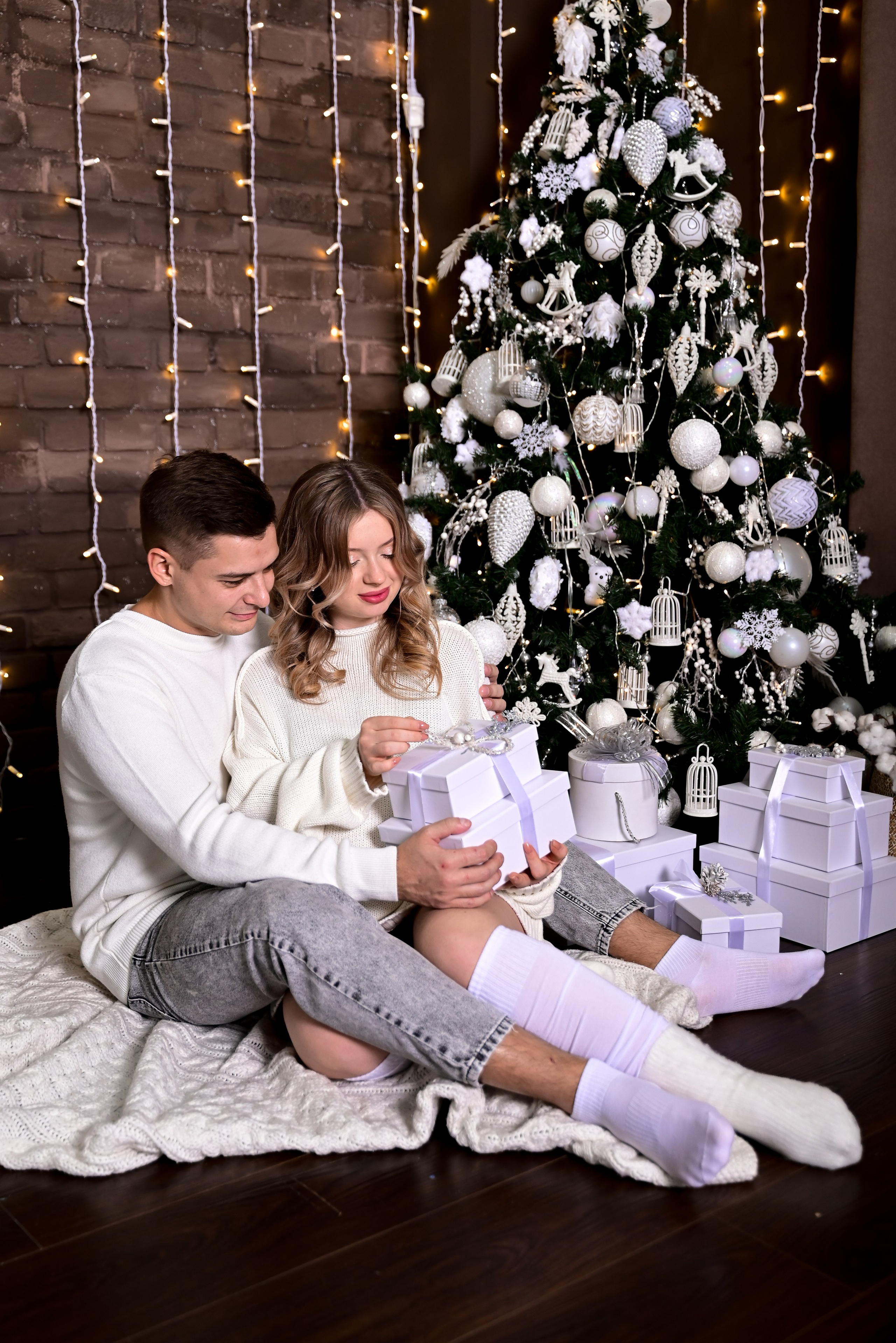 Новогодняя фотосессия. Фотостудия Зефир. Фотосессии в студии под ключ. Москва. Семейные и детские фотосессии