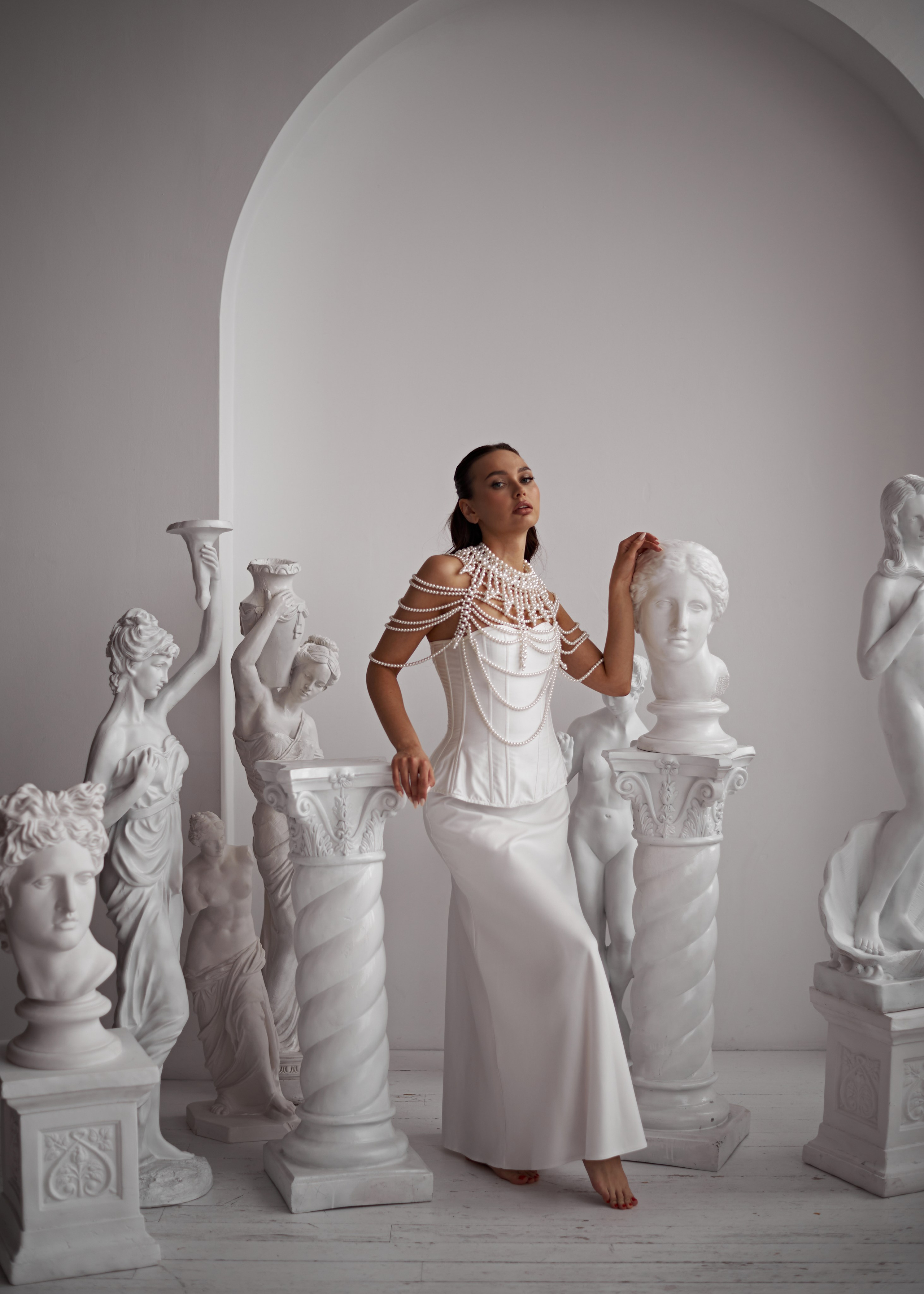 Индивидуальная женская фотосессия в студии. Фотограф Анастасия Малашенко, Новосибирск