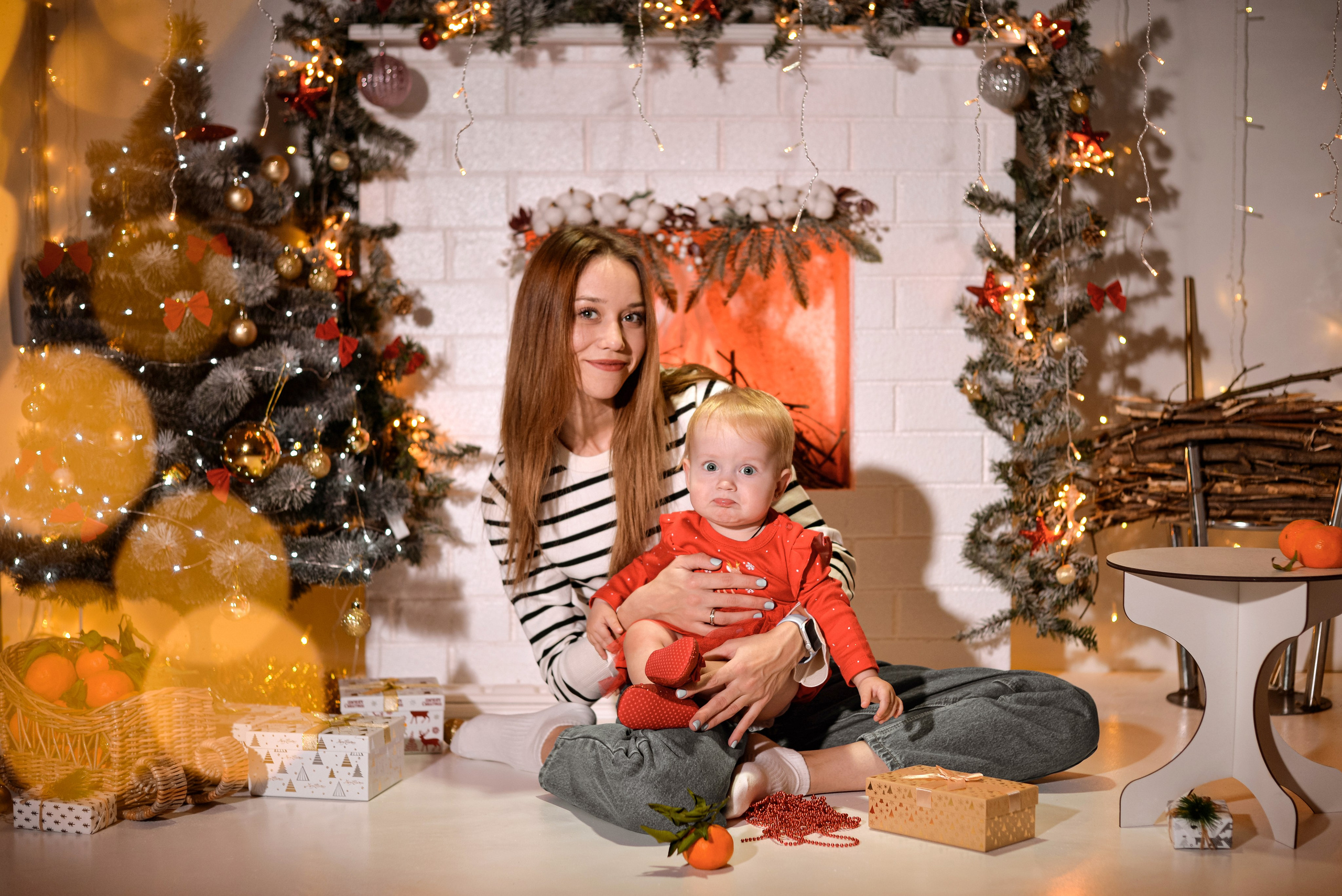 Настя с малышкой Ксюшей (3 образа). Семейный и свадебный фотограф Галина Абакумова, фотосессии в Белгороде