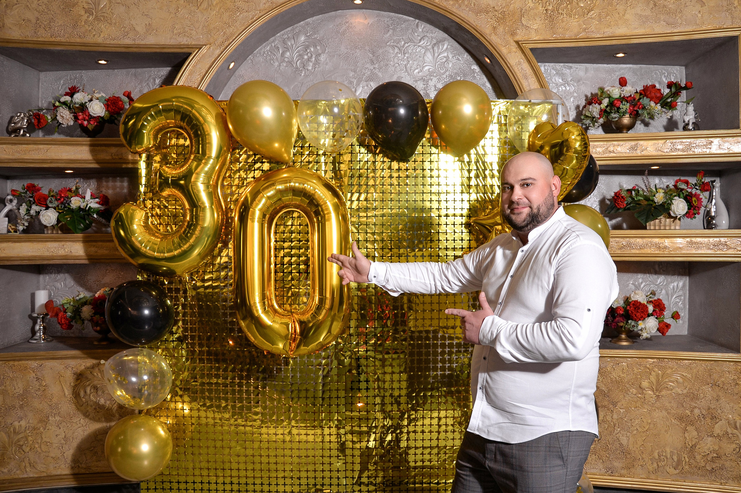 ДР Александр, ресторан Парадиз (в ретуши). Семейный и свадебный фотограф Галина Абакумова, фотосессии в Белгороде