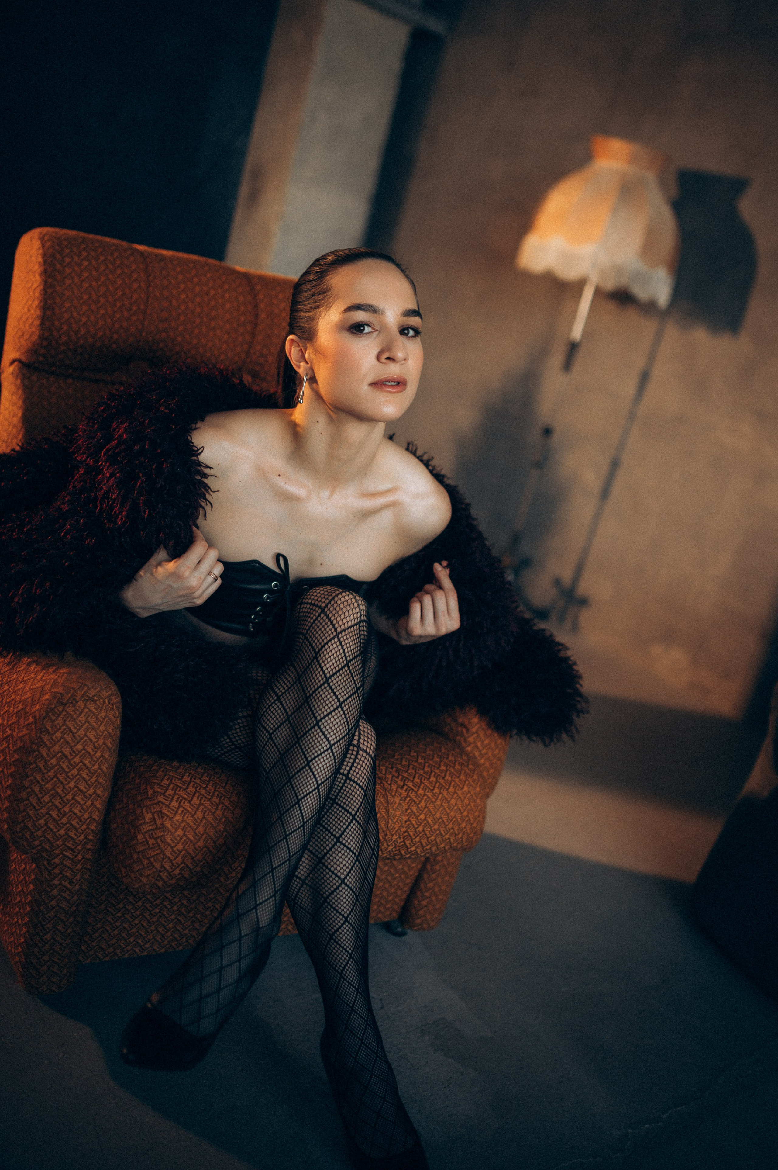 Дерзкая фотосессия в студии. Фотограф Алексин, Тула