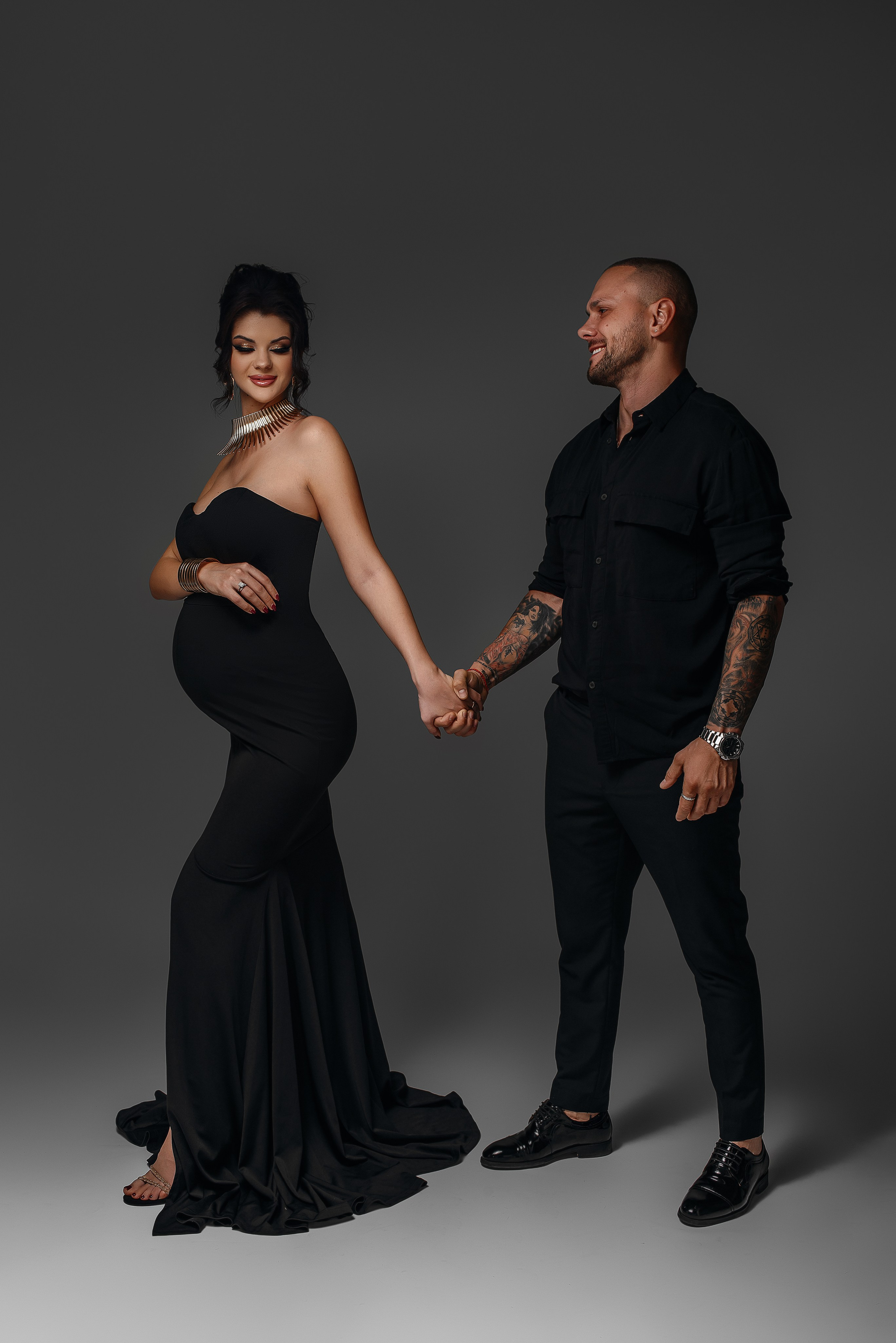 Аня и Максим. Фотограф беременности и новорожденных в Рязани