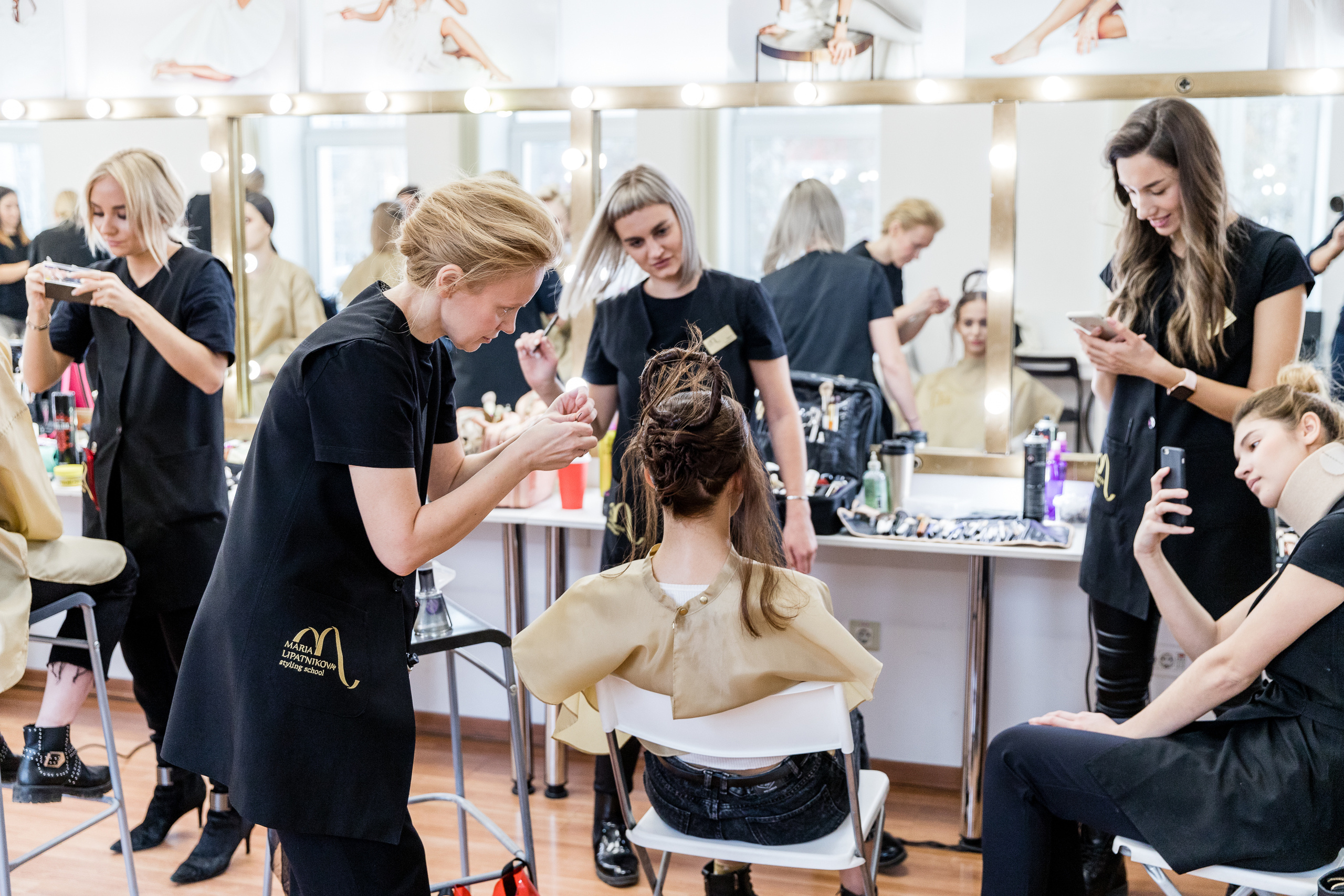 Аттестация команды Школы Стиля Марии Липатниковой. Фотограф Александр Шалагин