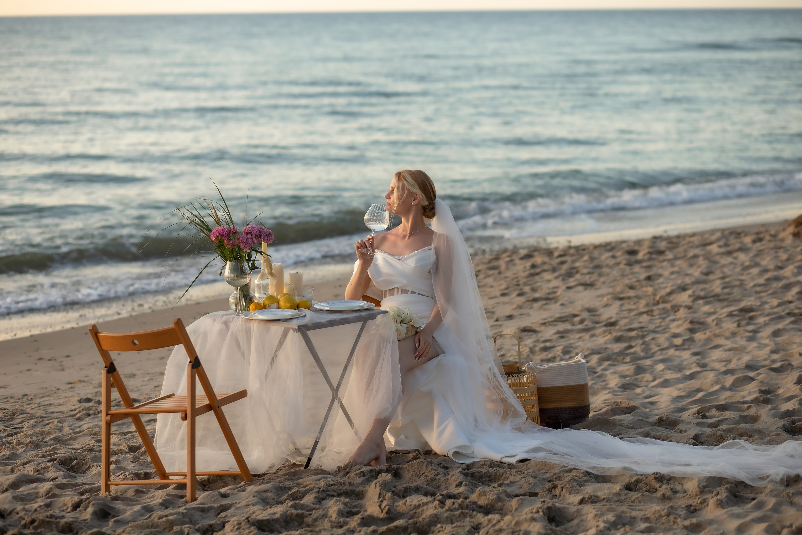 Александра и Влад. На закате. Фотограф в Калининграде Решетникова Алина