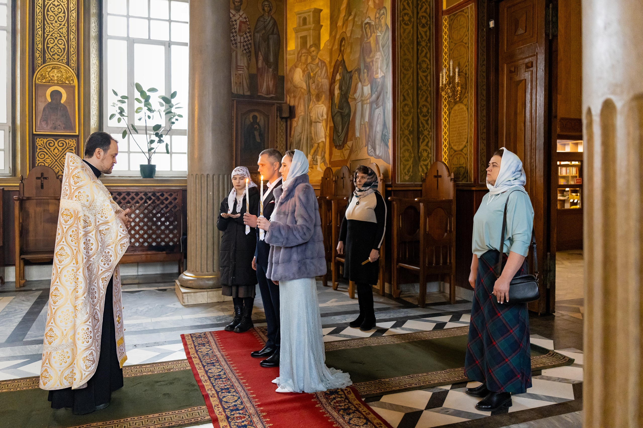 Венчание в Преображенском соборе. Фотограф Белгород
