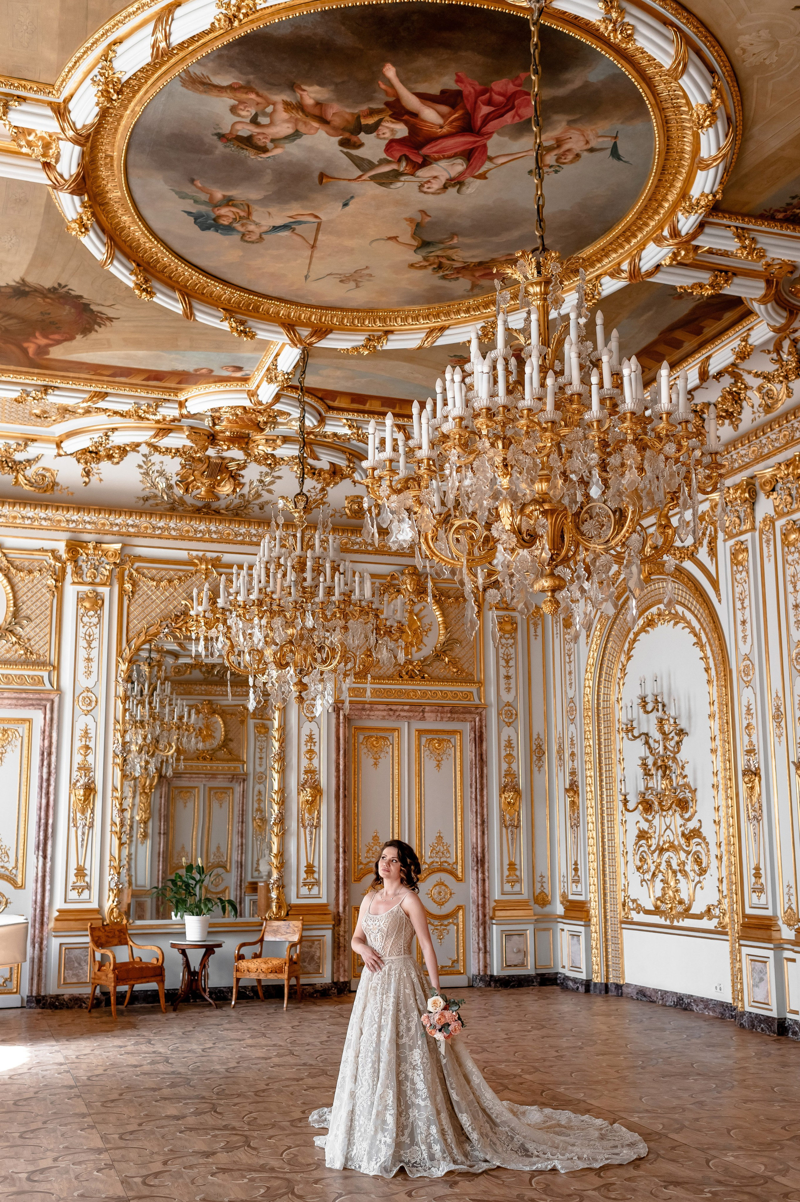 Елена и Дмитрий (свадебная фотосессия в Доме Архитектора — особняке Половцова). Портретный, семейный и свадебный фотограф в Санкт-Петербурге и в Пушкине Ширяев Денис