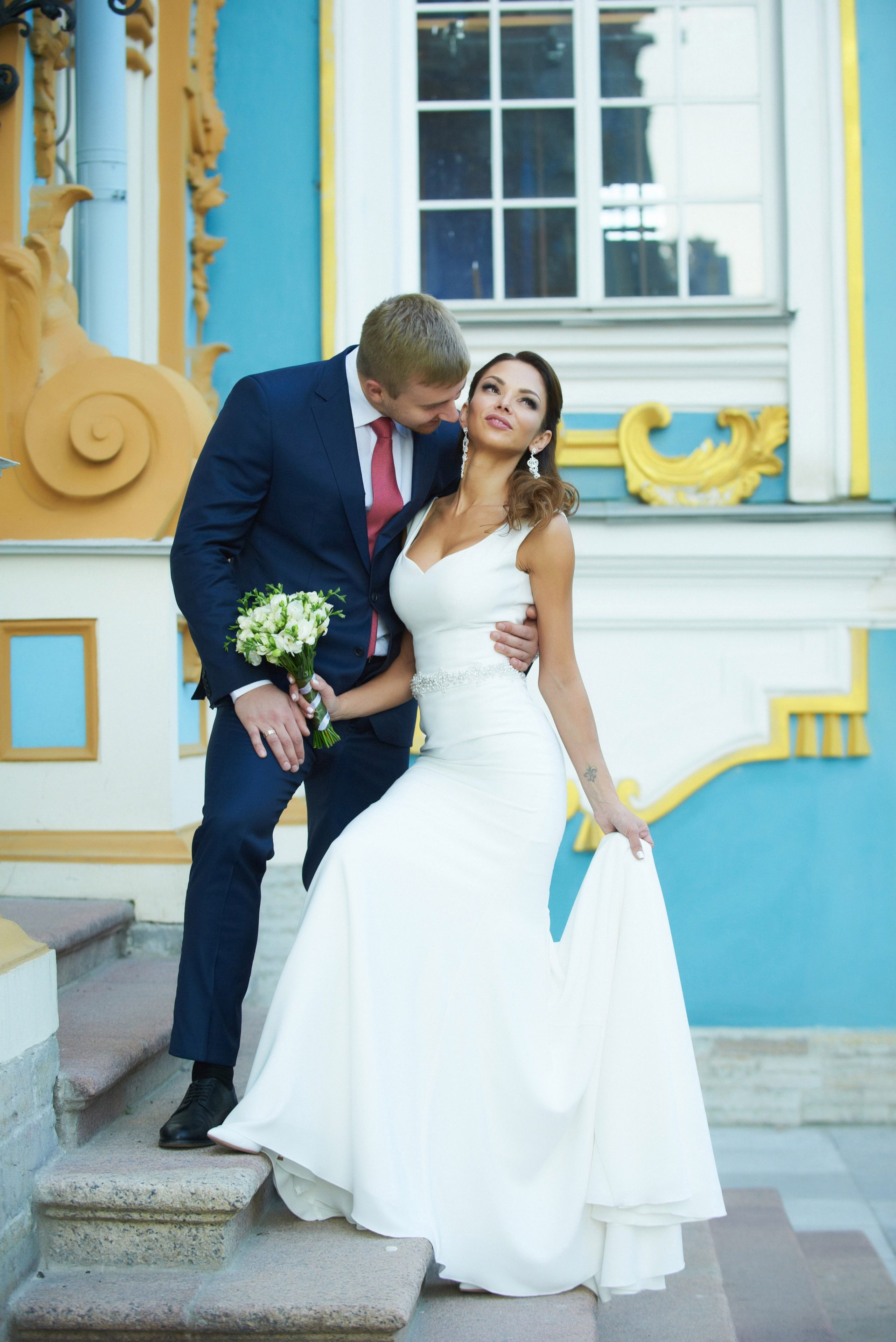 Максим и Наталья (свадебная фотосессия в Пушкине в Екатерининском парке). Портретный, семейный и свадебный фотограф в Санкт-Петербурге и в Пушкине Ширяев Денис