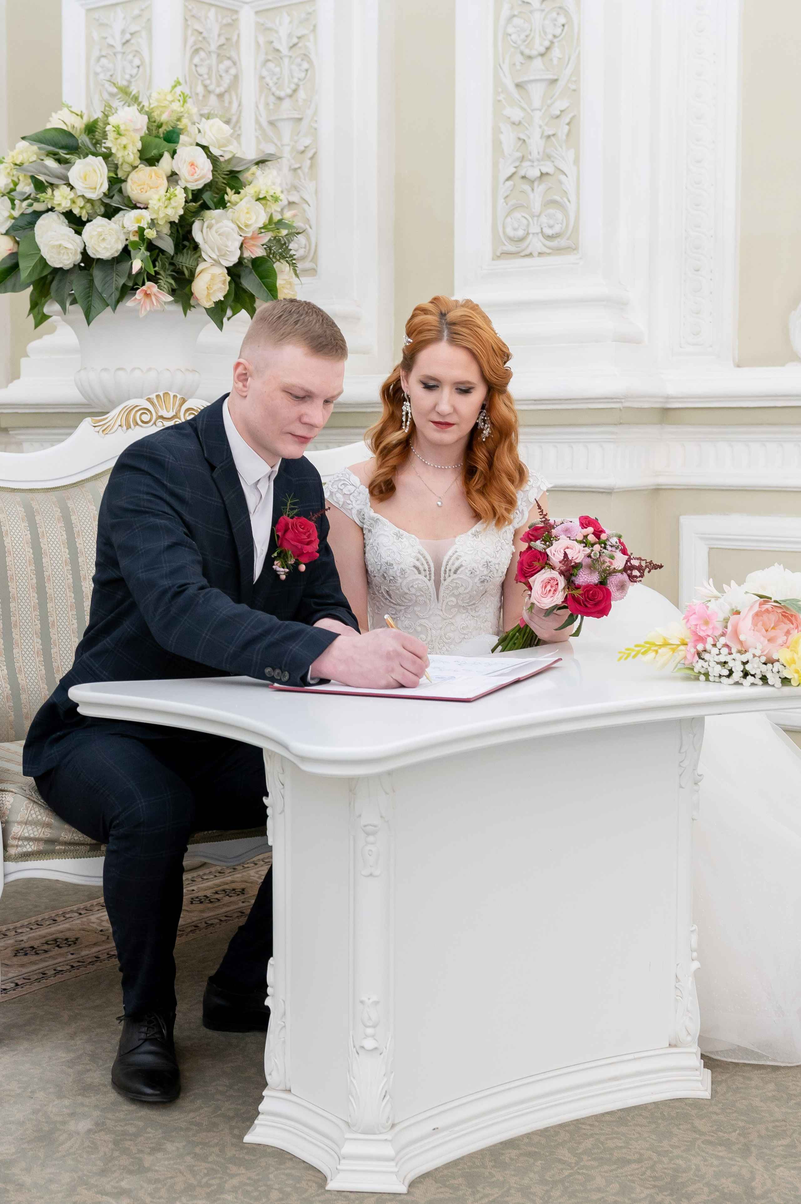 Екатерина и Алексей (свадебная фотосессия в Эрмитаже и Первом Дворце Бракосочетания на Английской набережной 28). Портретный, семейный и свадебный фотограф в Санкт-Петербурге и в Пушкине Ширяев Денис