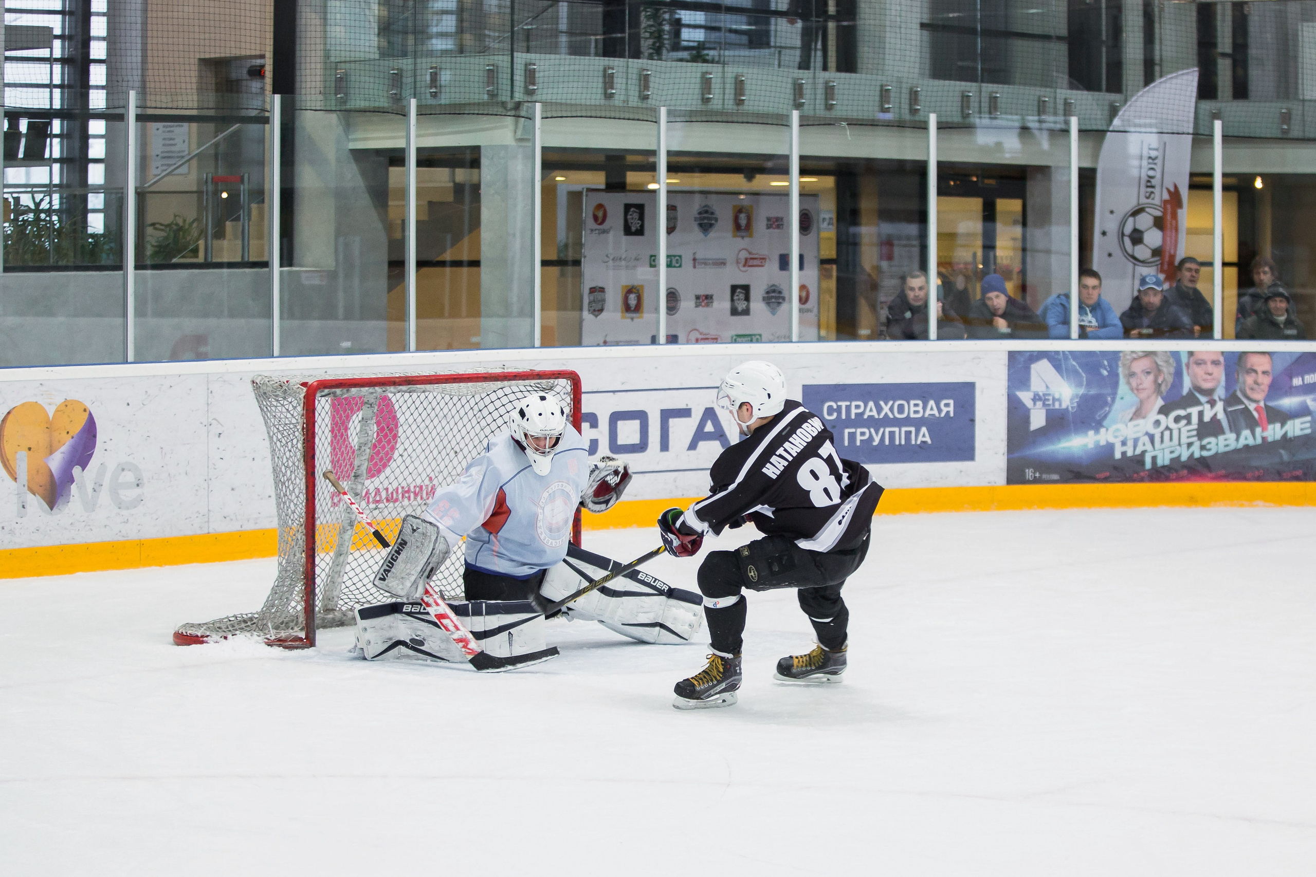 Хоккей для «Work&Sport». Снимаю съемки