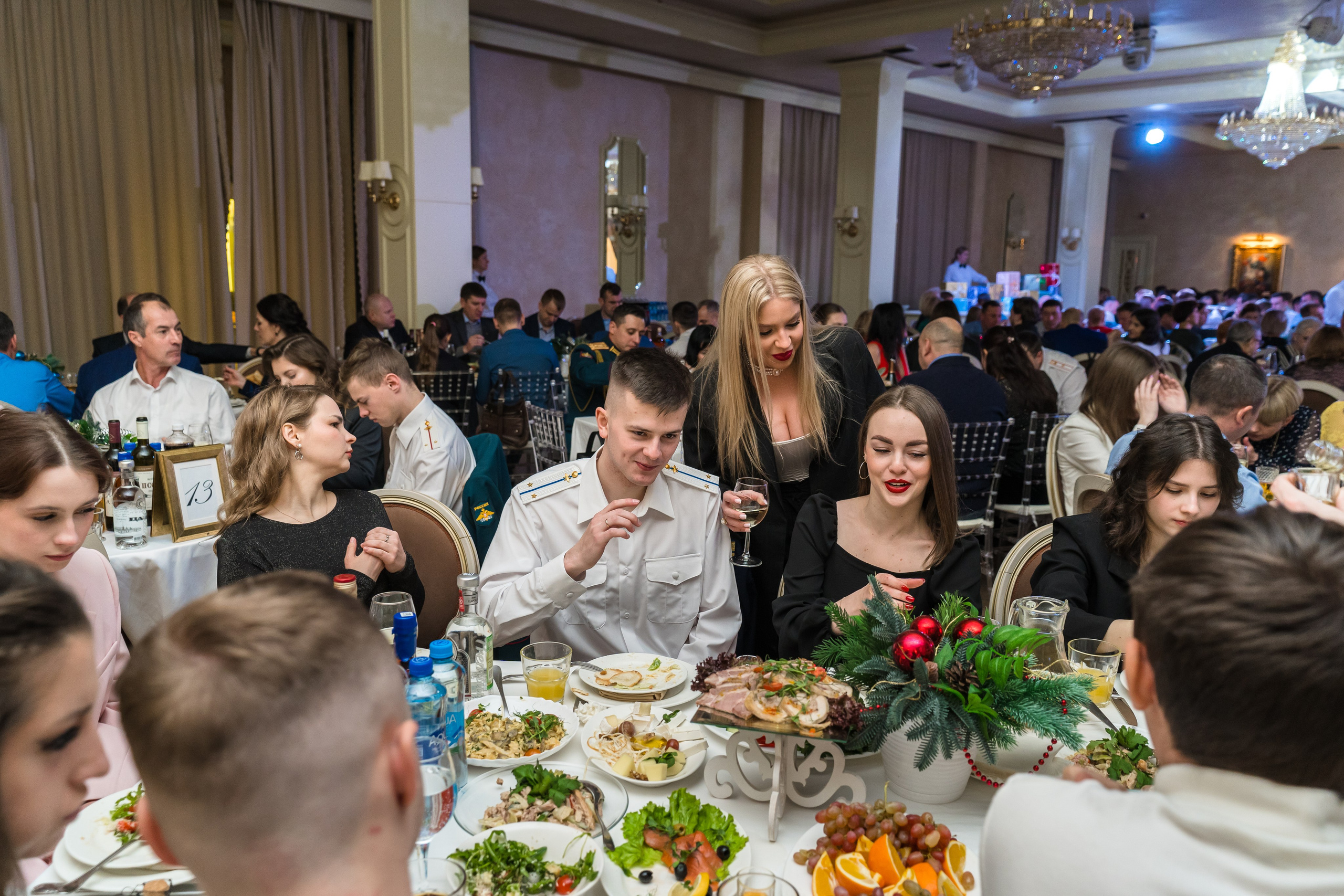 Фотосъемка выпуска военной академии и вручение дипломов