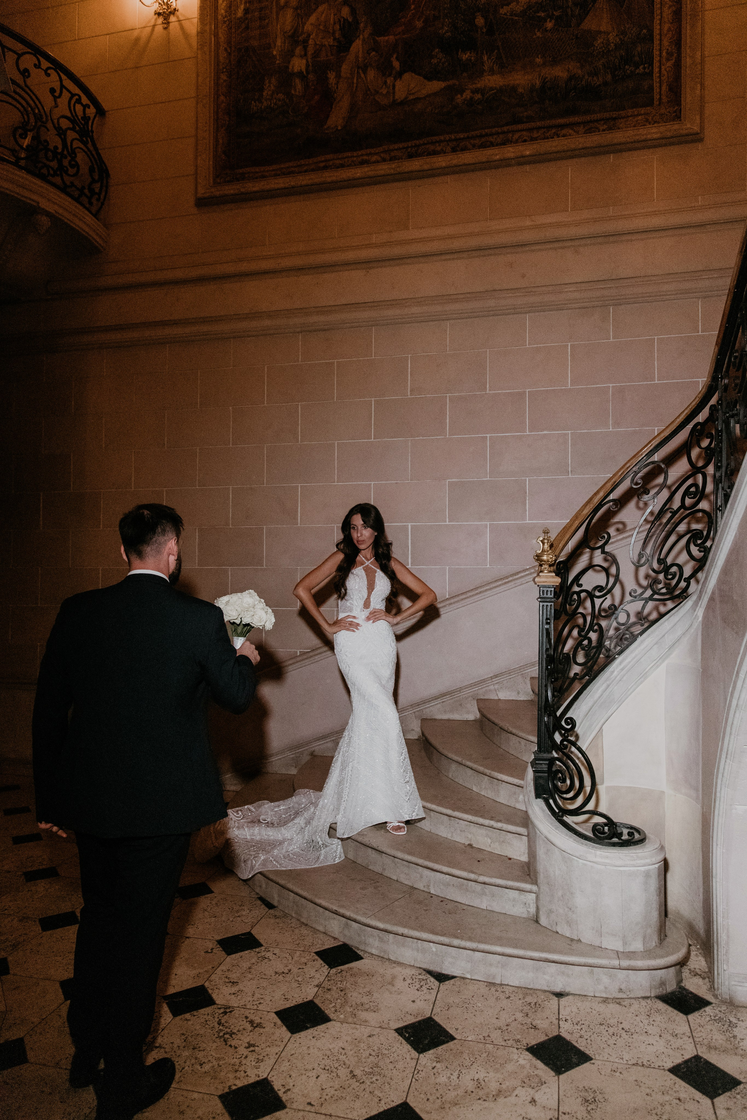 Свадебная фотосессия Амины и Антона в ресторане «Турандот». Фотограф Александра Сыщенко