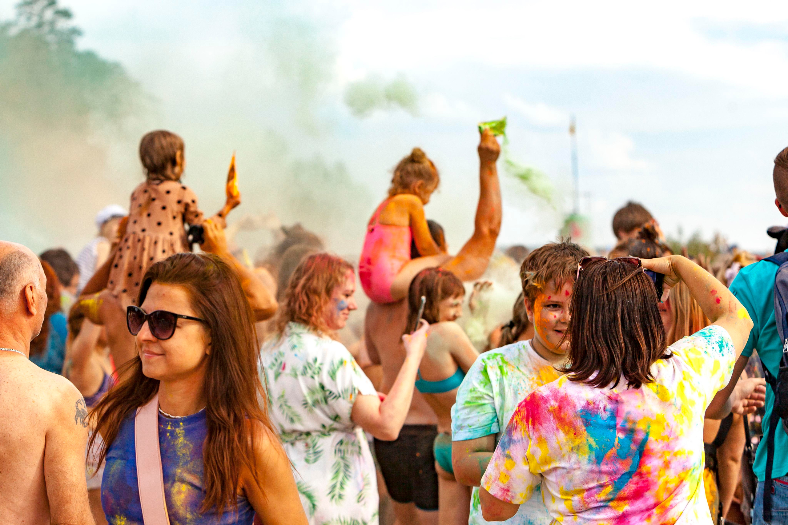 Фестиваль красок 2022. Репортажный фотограф в Новосибирске