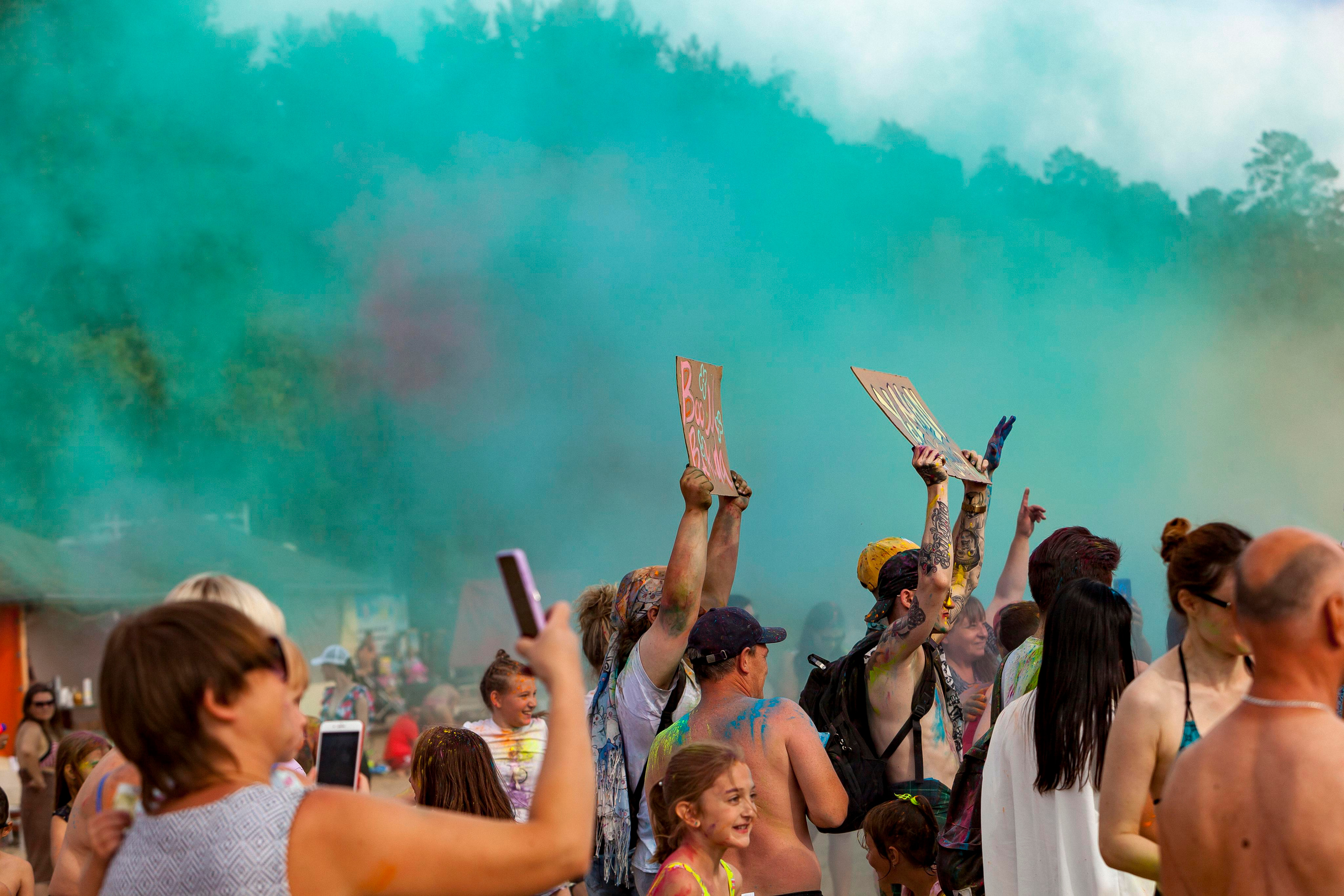 Фестиваль красок 2022. Репортажный фотограф в Новосибирске