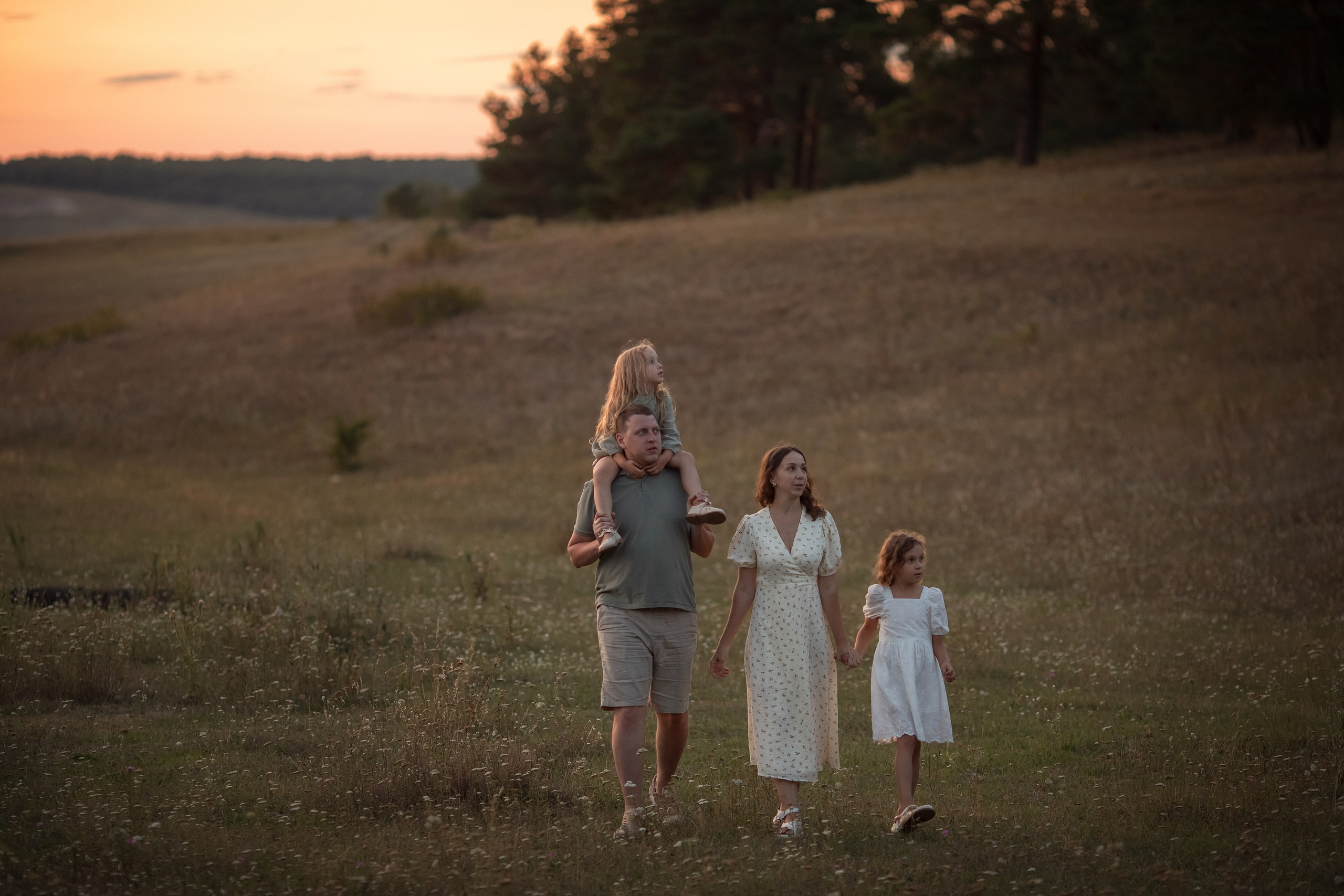 Теплый август. Семейный и детский фотограф в Саратове Полина Коткина