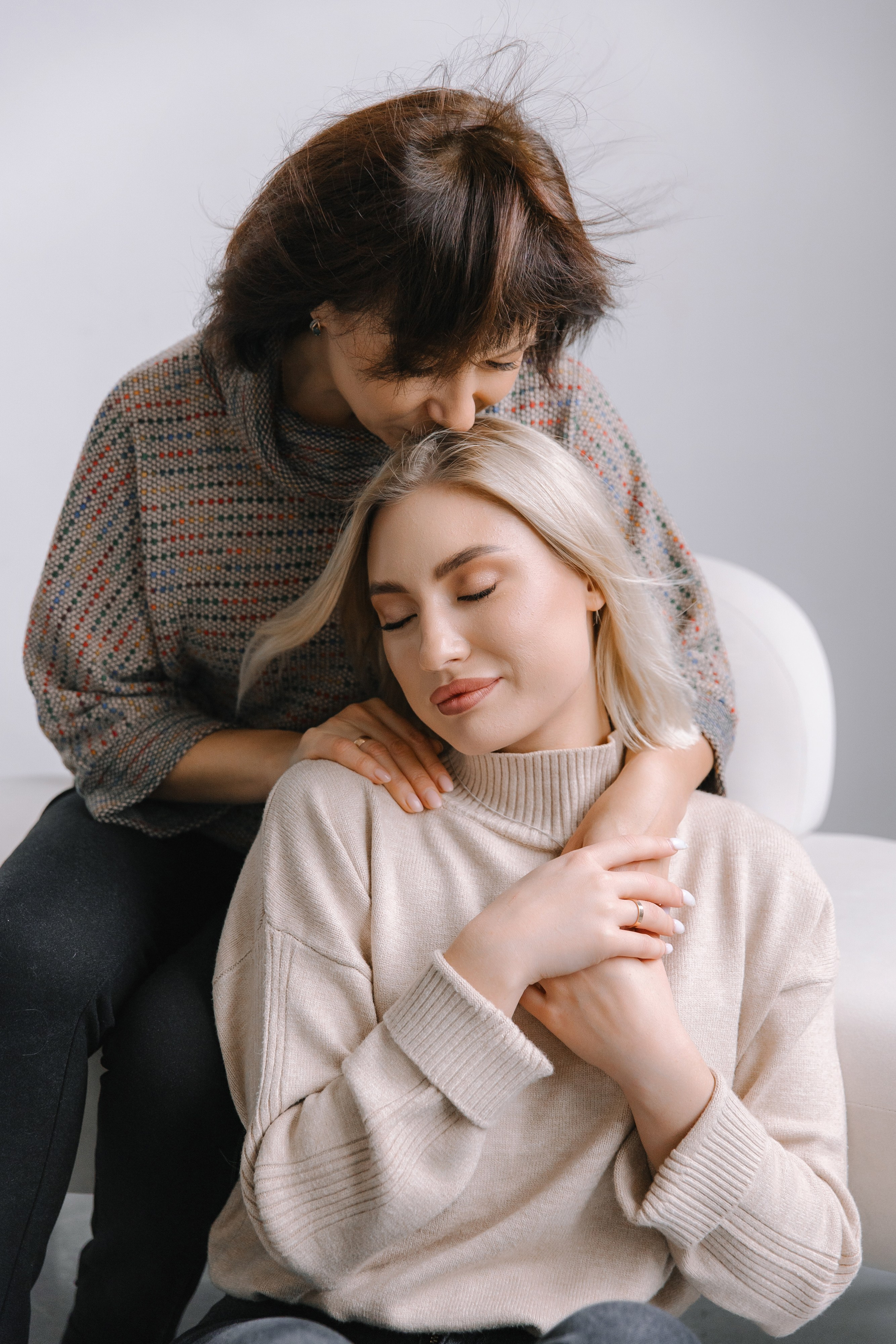 С мамой хорошо, в любом возрасте. Фотограф Елена Краснопевцева