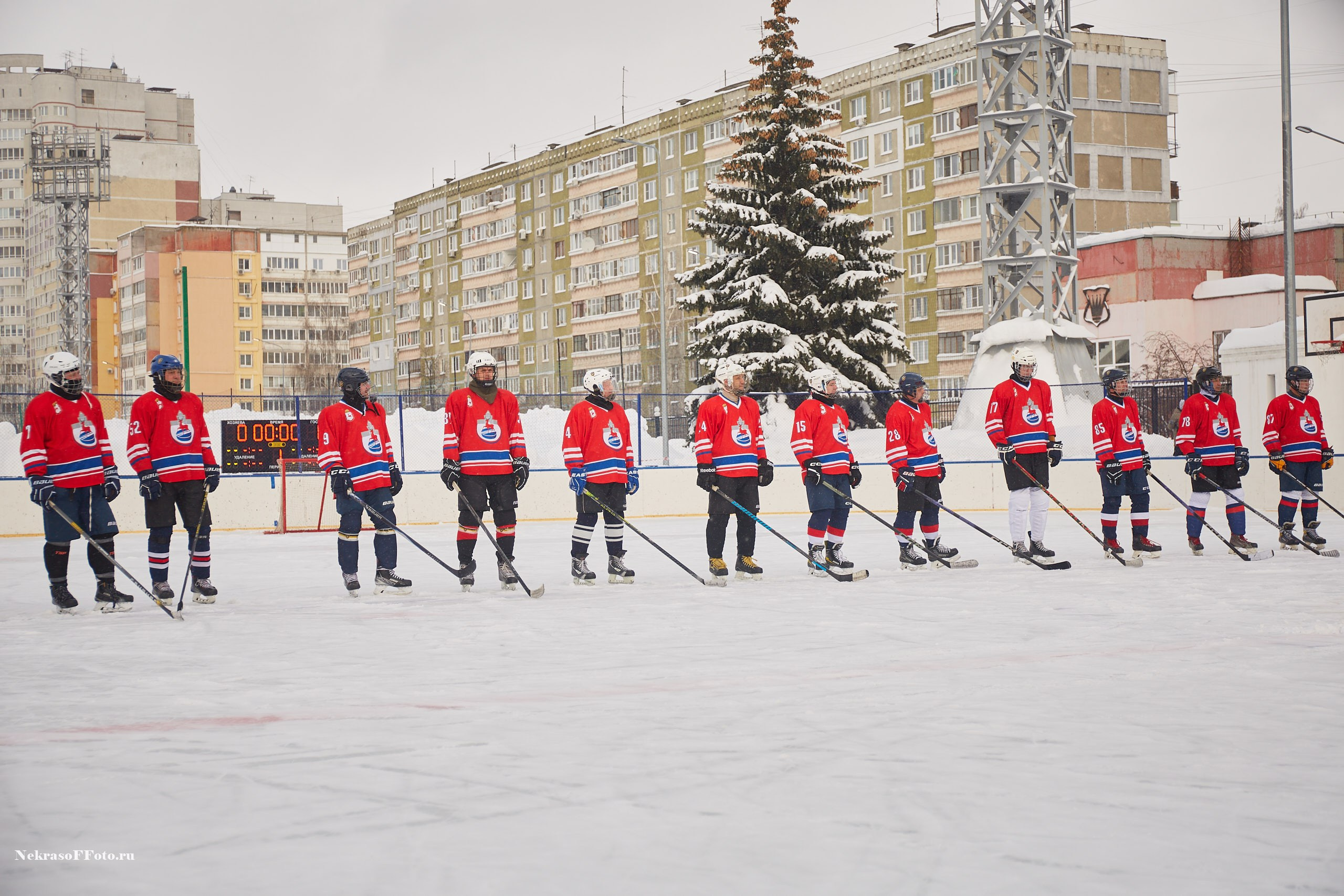 Турнир по хоккею «Русская классика» в рамках Офицерской хоккейной лиги. Спортивный фотограф Некрасов Денис