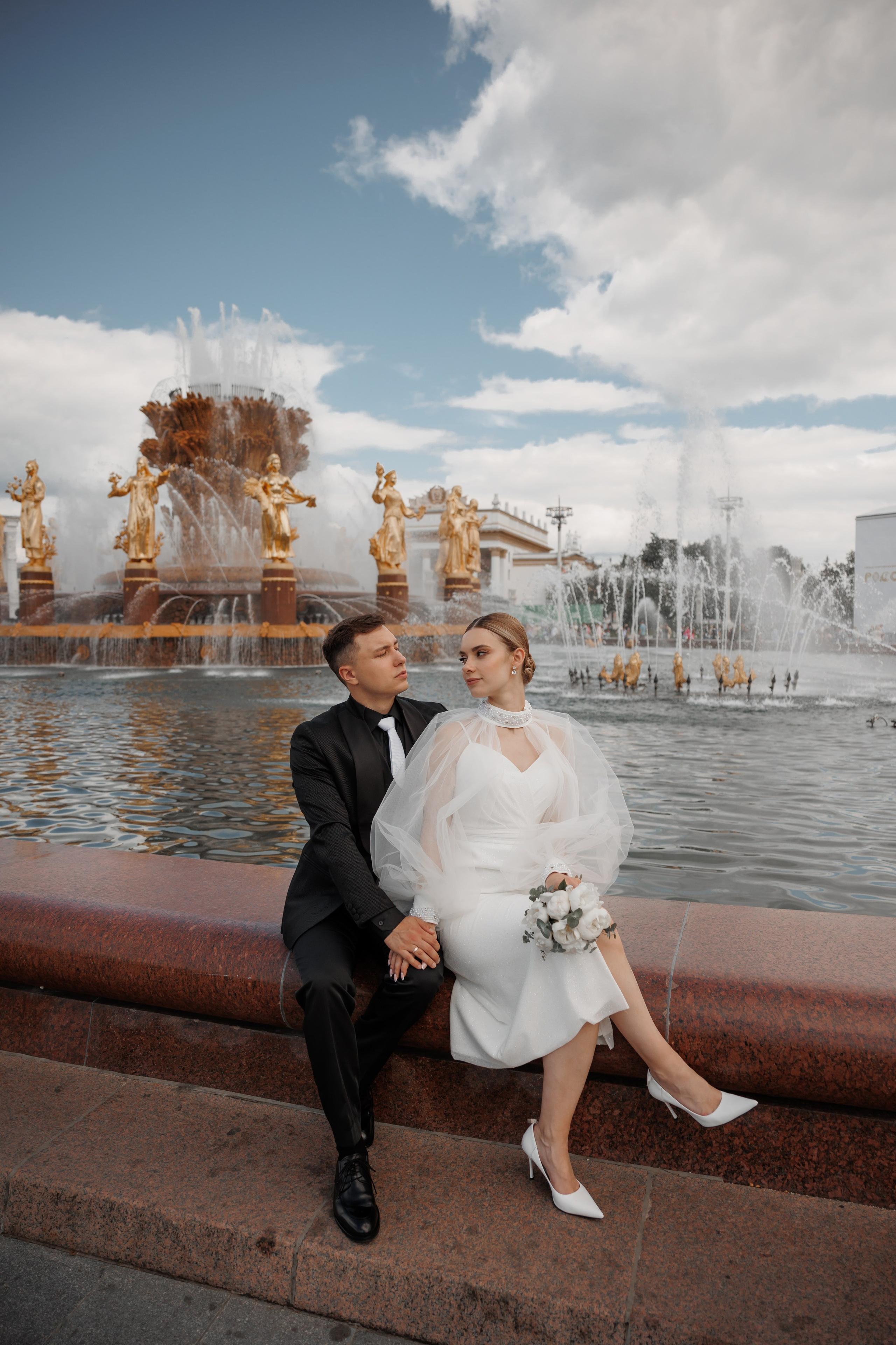 Анна и Сергей, Особняк Муравьевых-Апостолов, прогулка по ВДНХ, ресторан «Домик в саду». Свадебный и репортажный фотограф (Москва, Королев и другие)