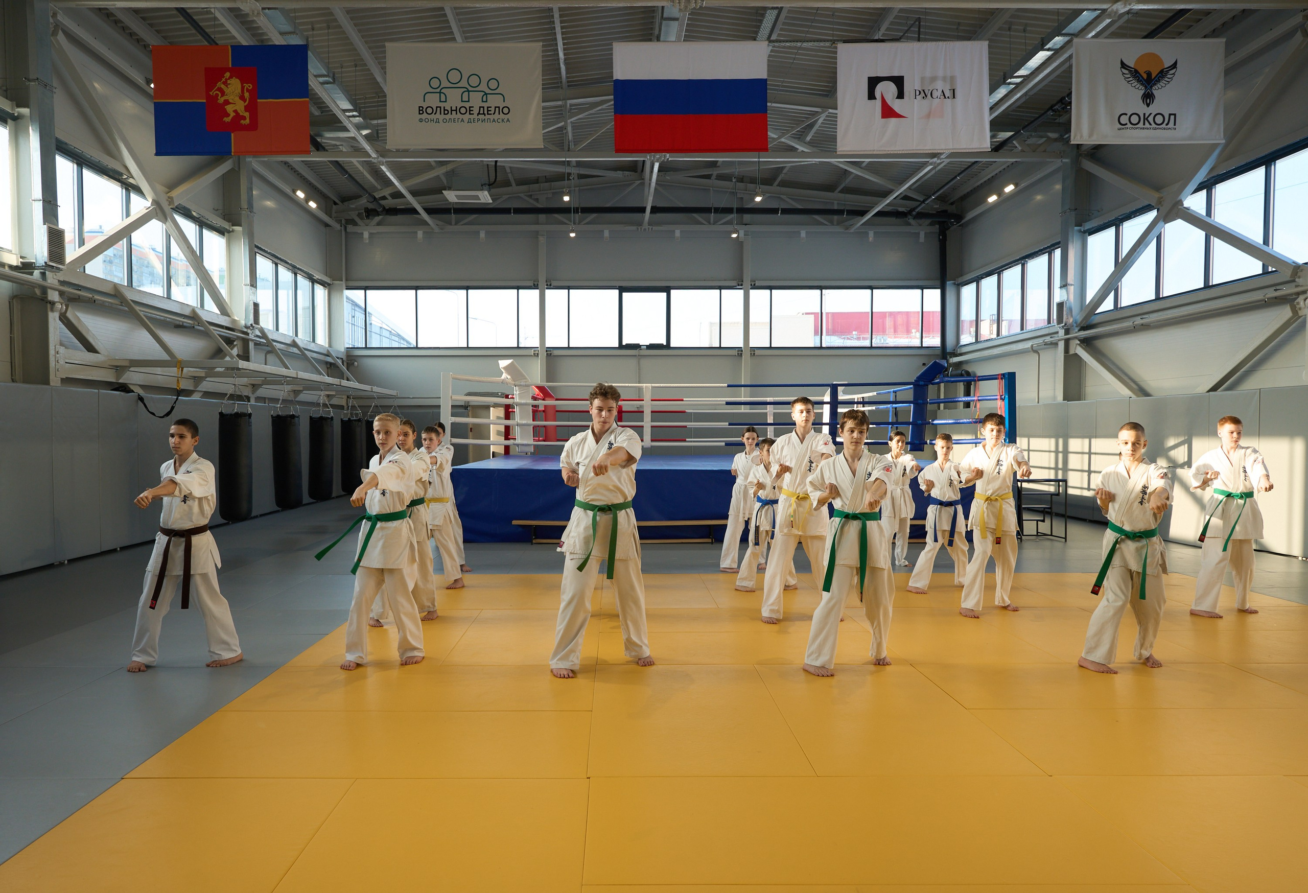 Открытие центров спортивных единоборств «Сокол» Красноярск/Дивногорск. Александр Сазонов Красноярск