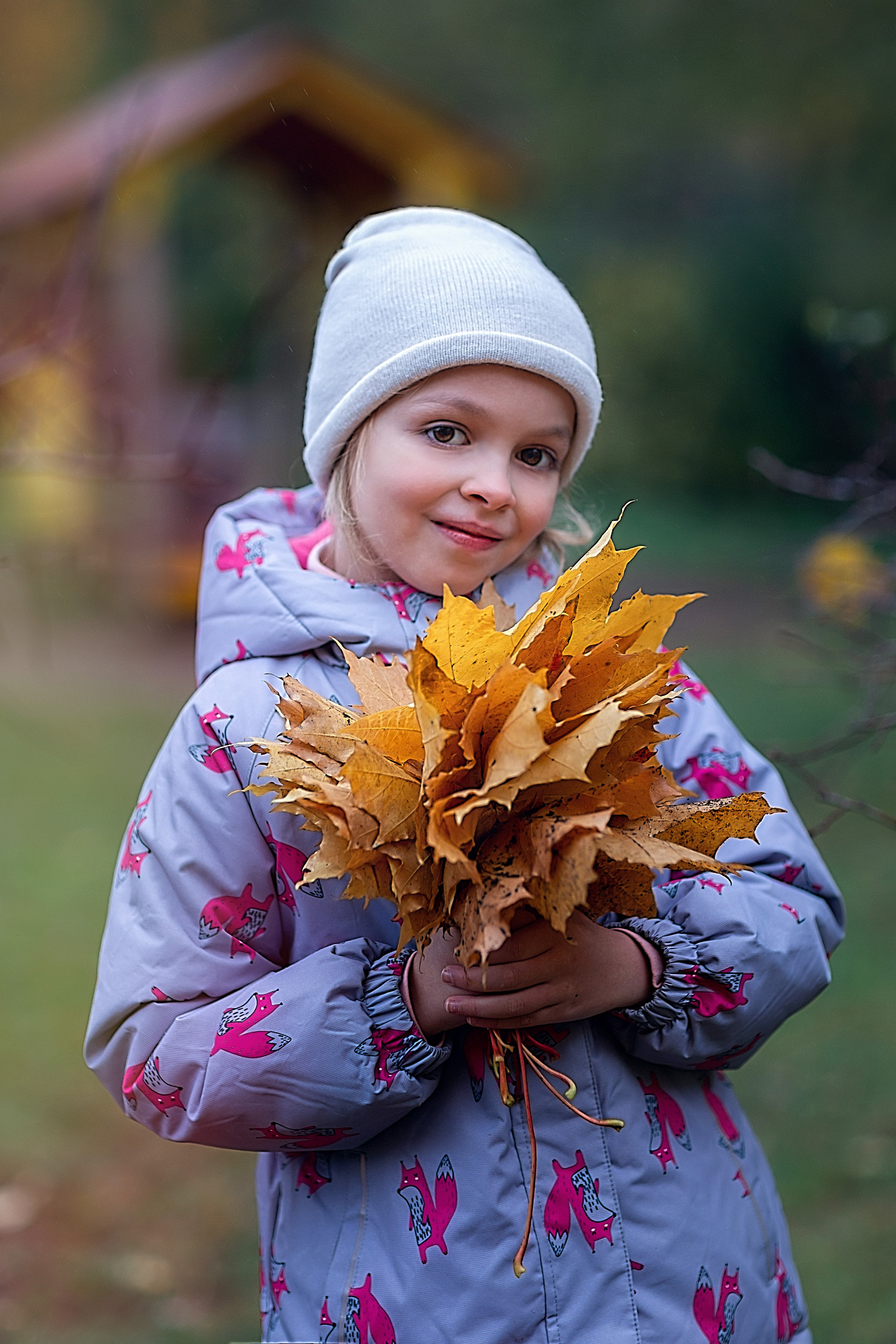 Осень в саду_Старшая группа_2023 год. Семейный фотограф в Санкт-Петербурге