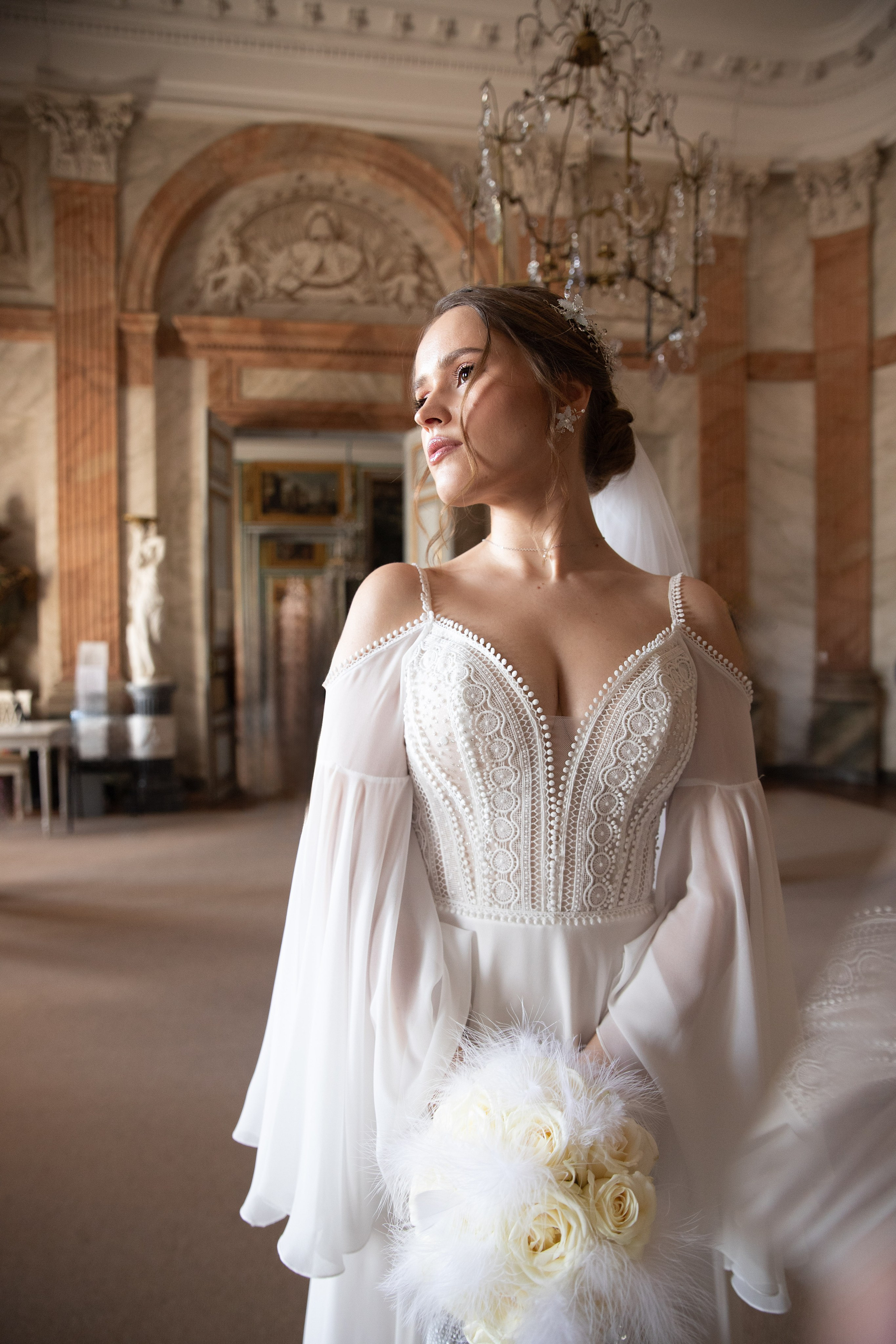 Летняя свадьба в Кусково. Свадебный и портретный фотограф в Москве Мария Кравченко