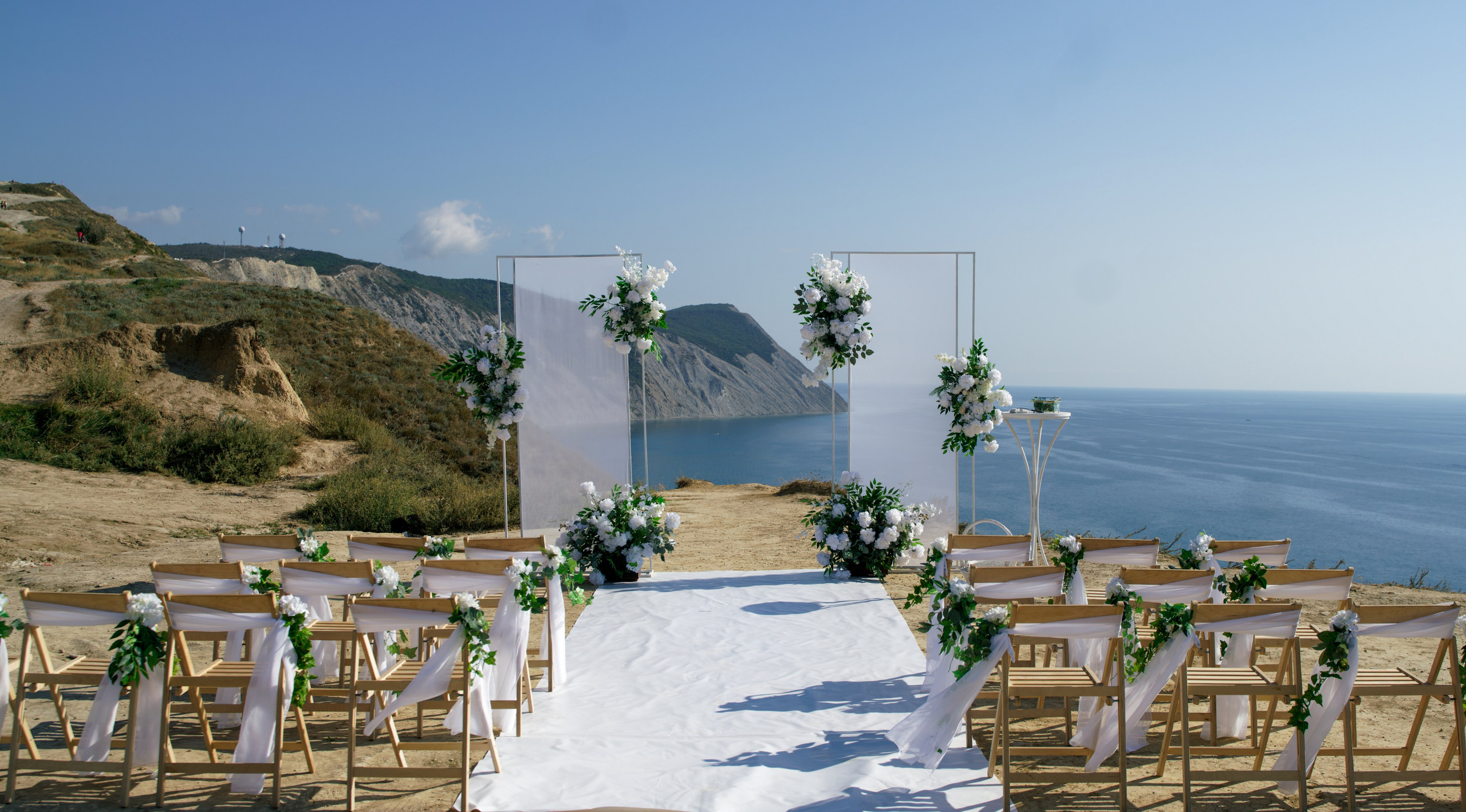 Съёмка декора для выездной регистрации. Главная