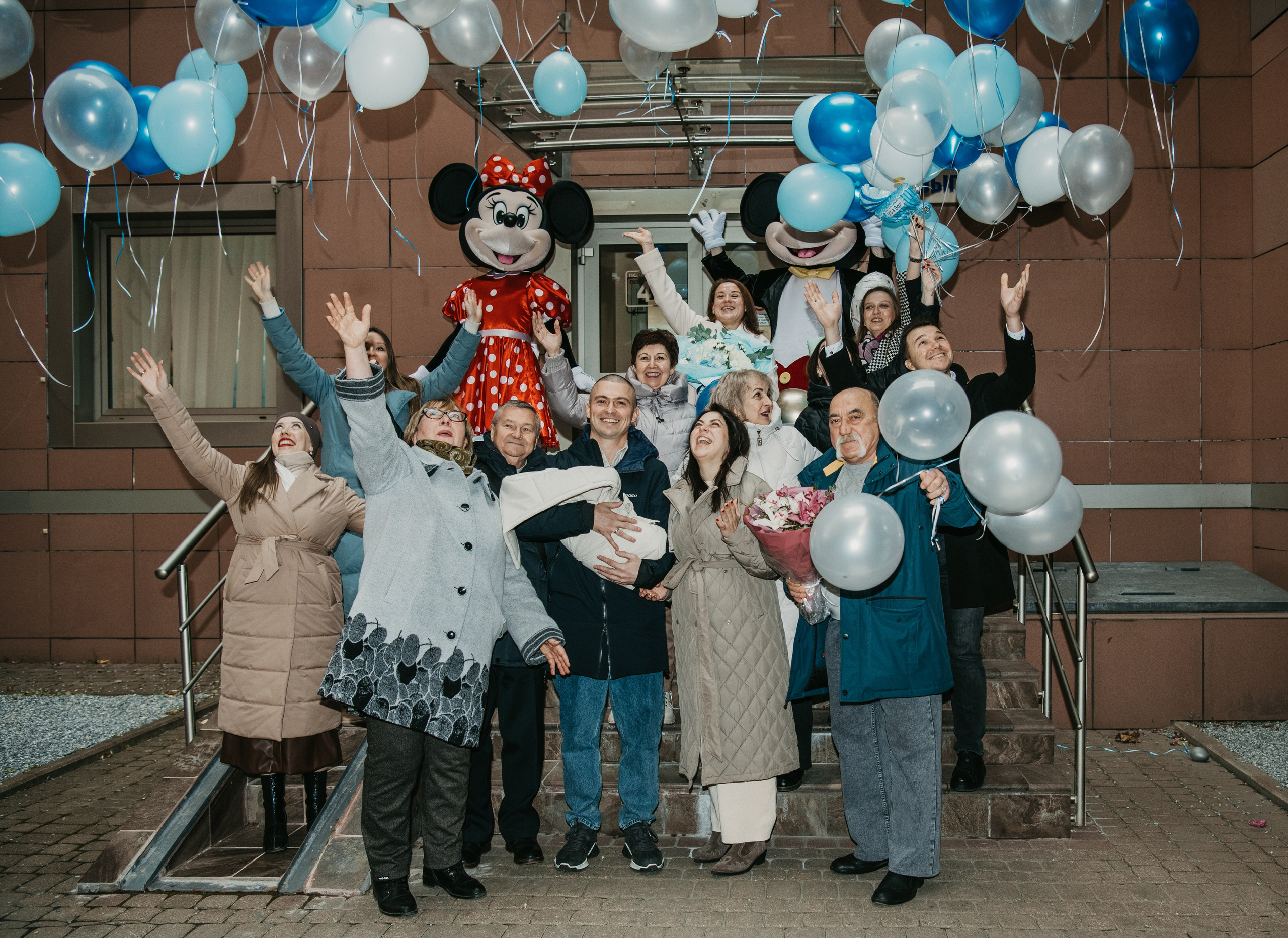Выписка Назара. На Севастопольском. Фотограф на выписку из роддома в Москве и МО