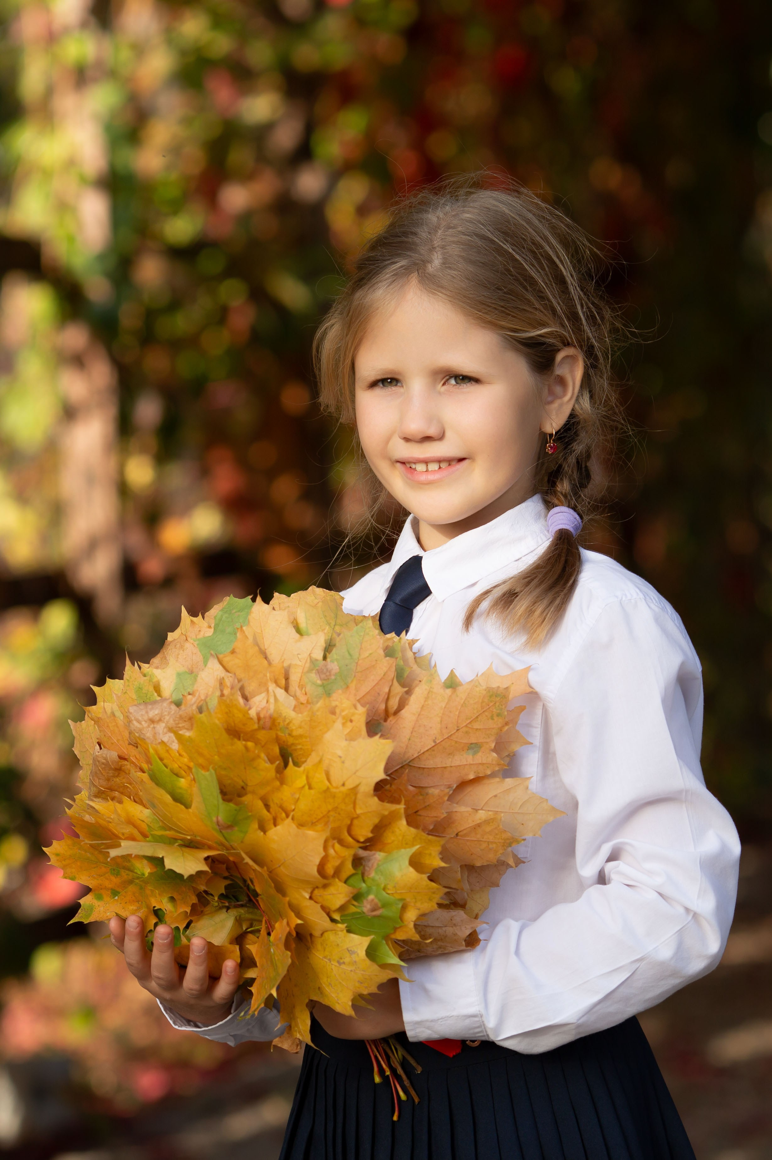 Осенняя младшие классы. Семейный и детский фотограф Анна Петракова