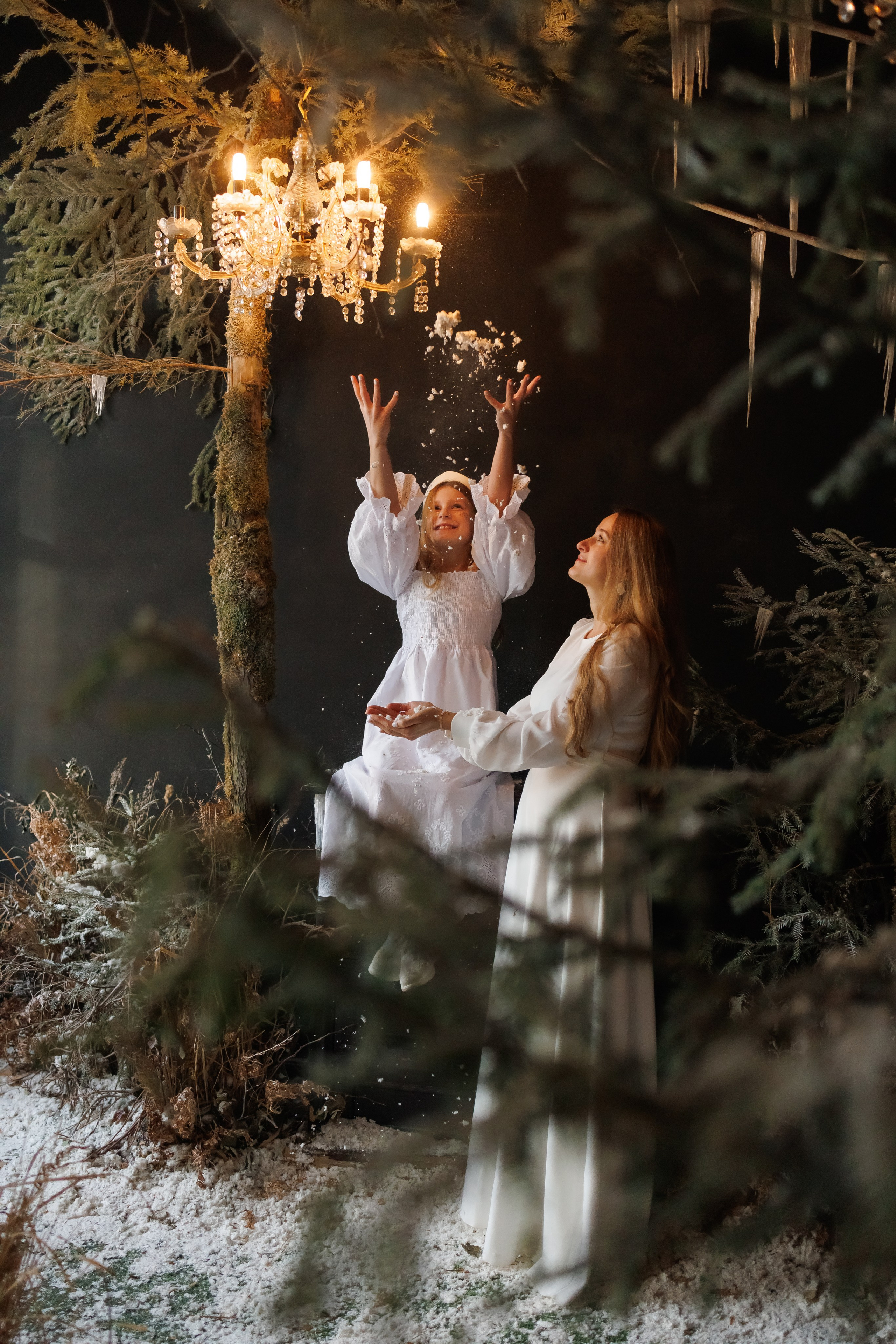 Волшебный зимний лес. Семейный и детский фотограф в Москве Анна Чертополох