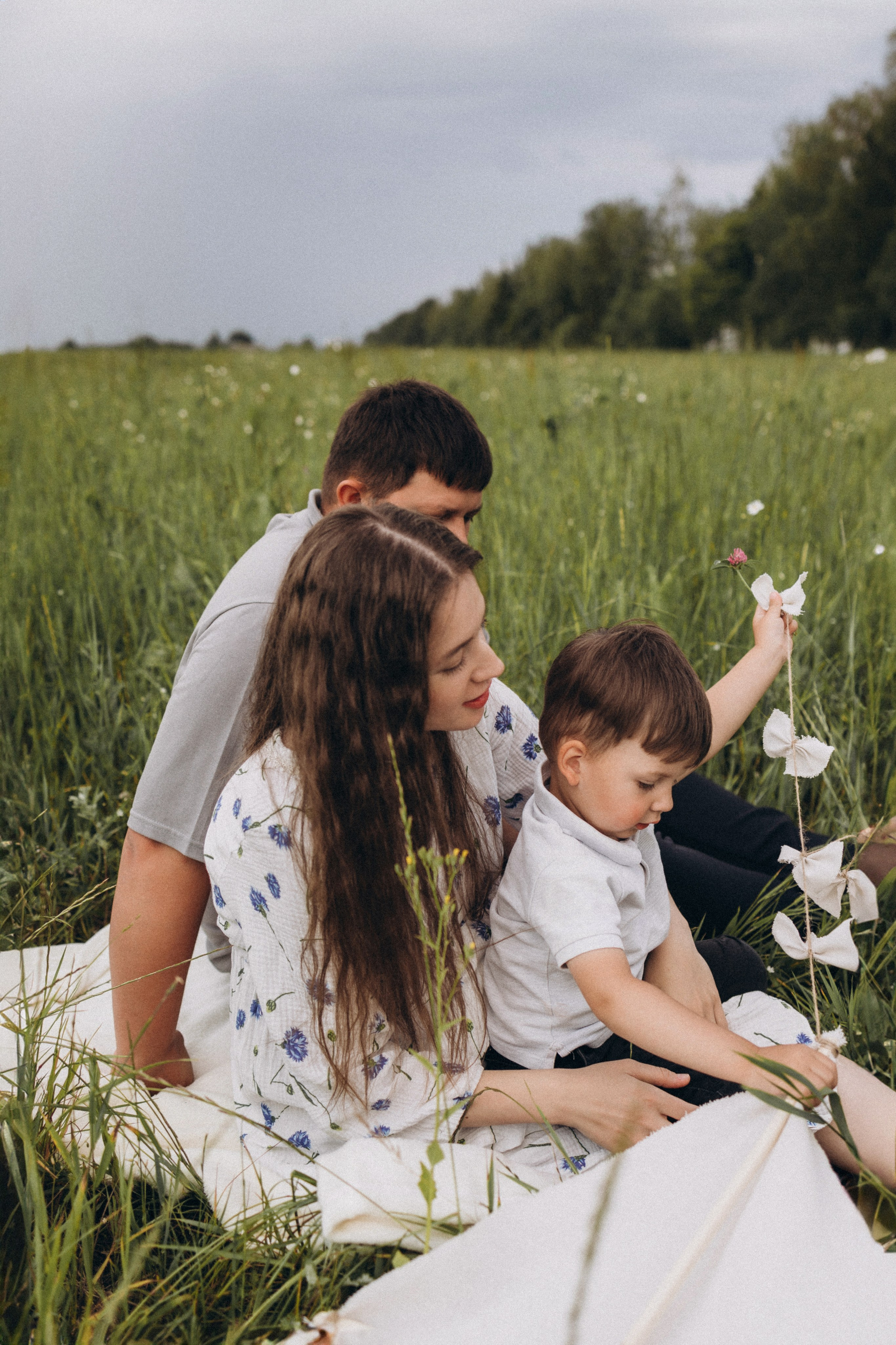 Ксюша, Вадим и Кирюша. Фотограф Елена Рябцева