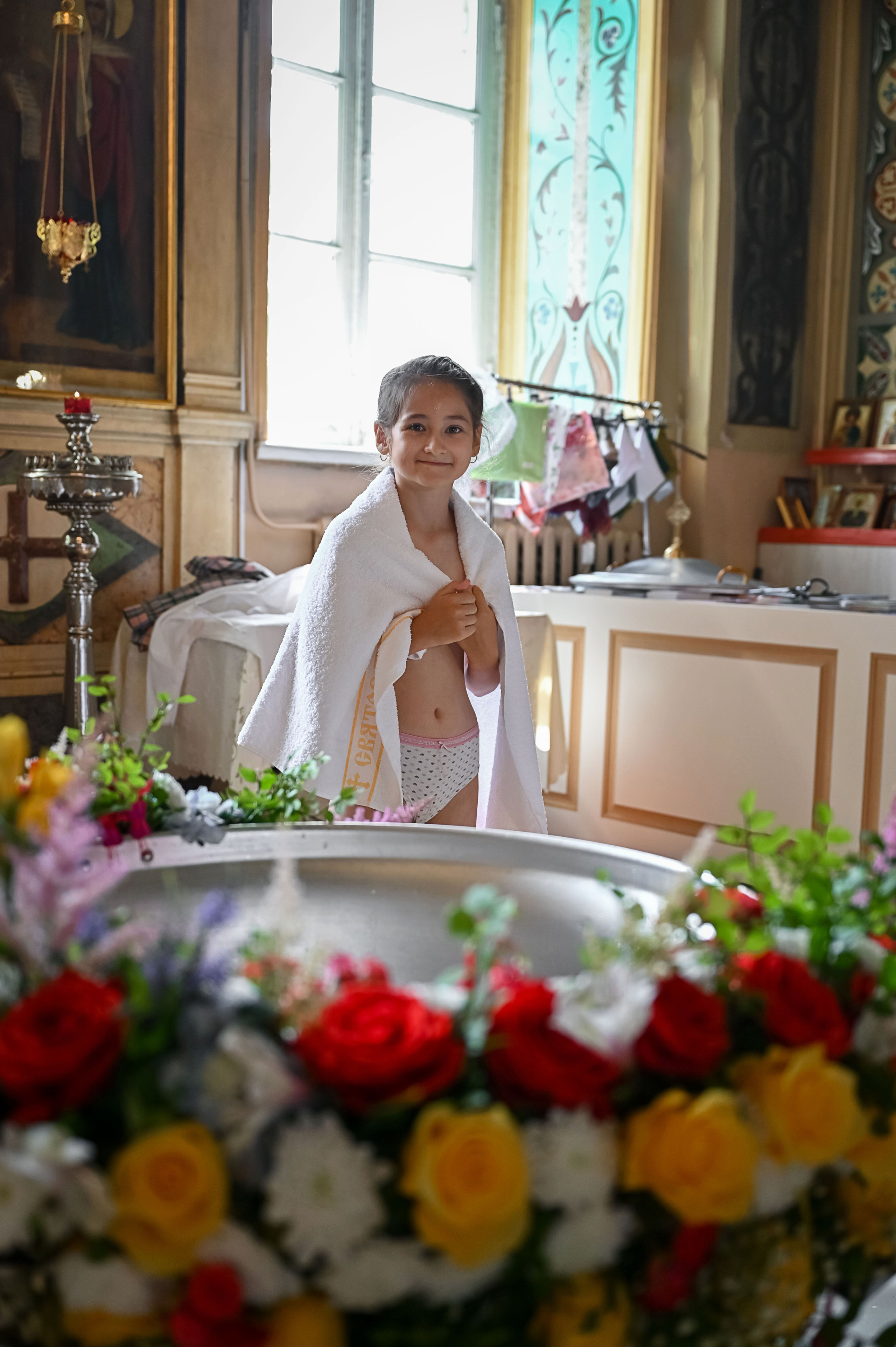 Крещение Владимира, Полины Вероники. Семейный фотограф в г. Воскресенск Наталия Молева