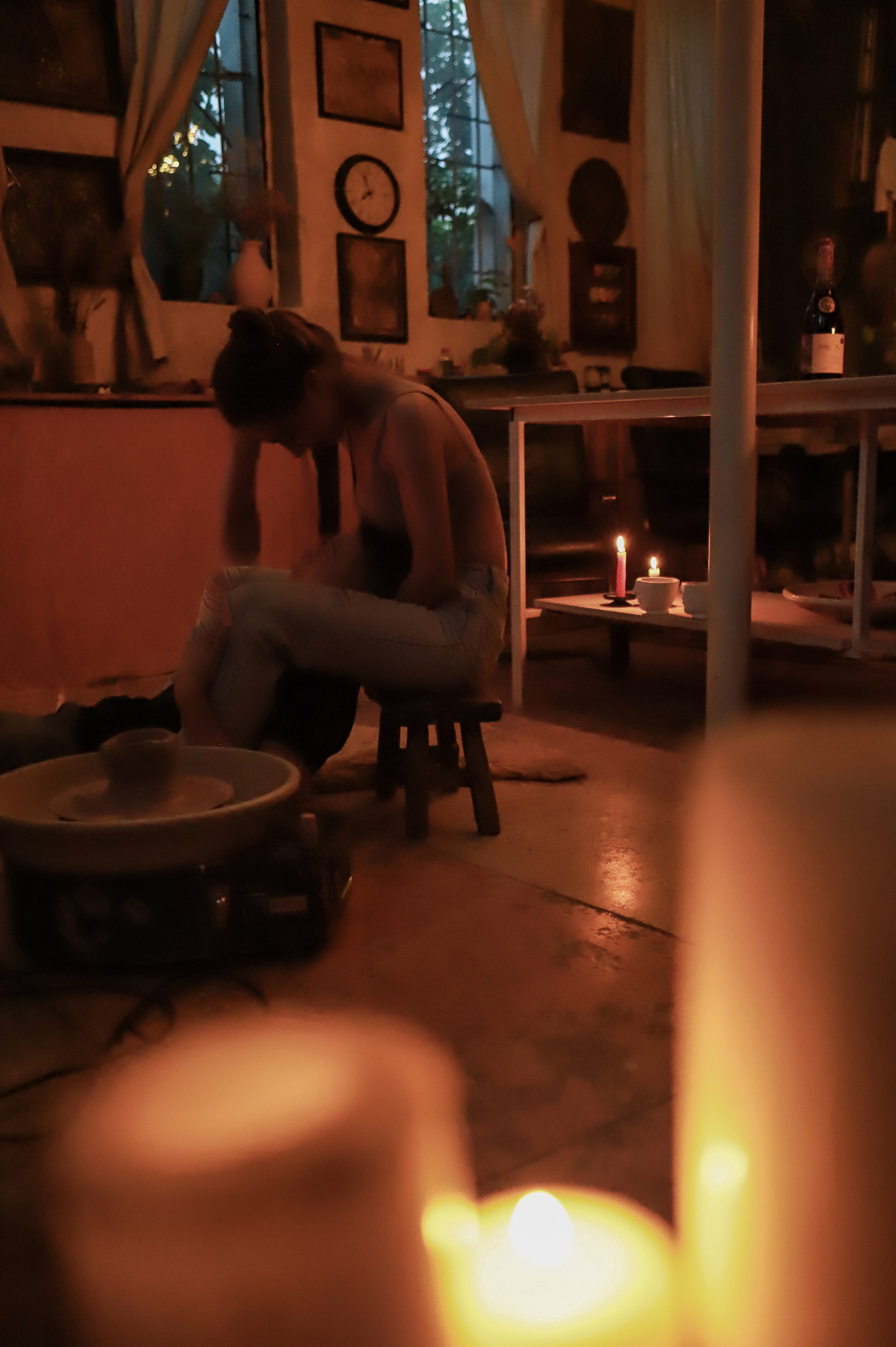 Свадебная лавстори в гончарной мастерской. Семейный и женский фотограф Кемерово Мария Степ