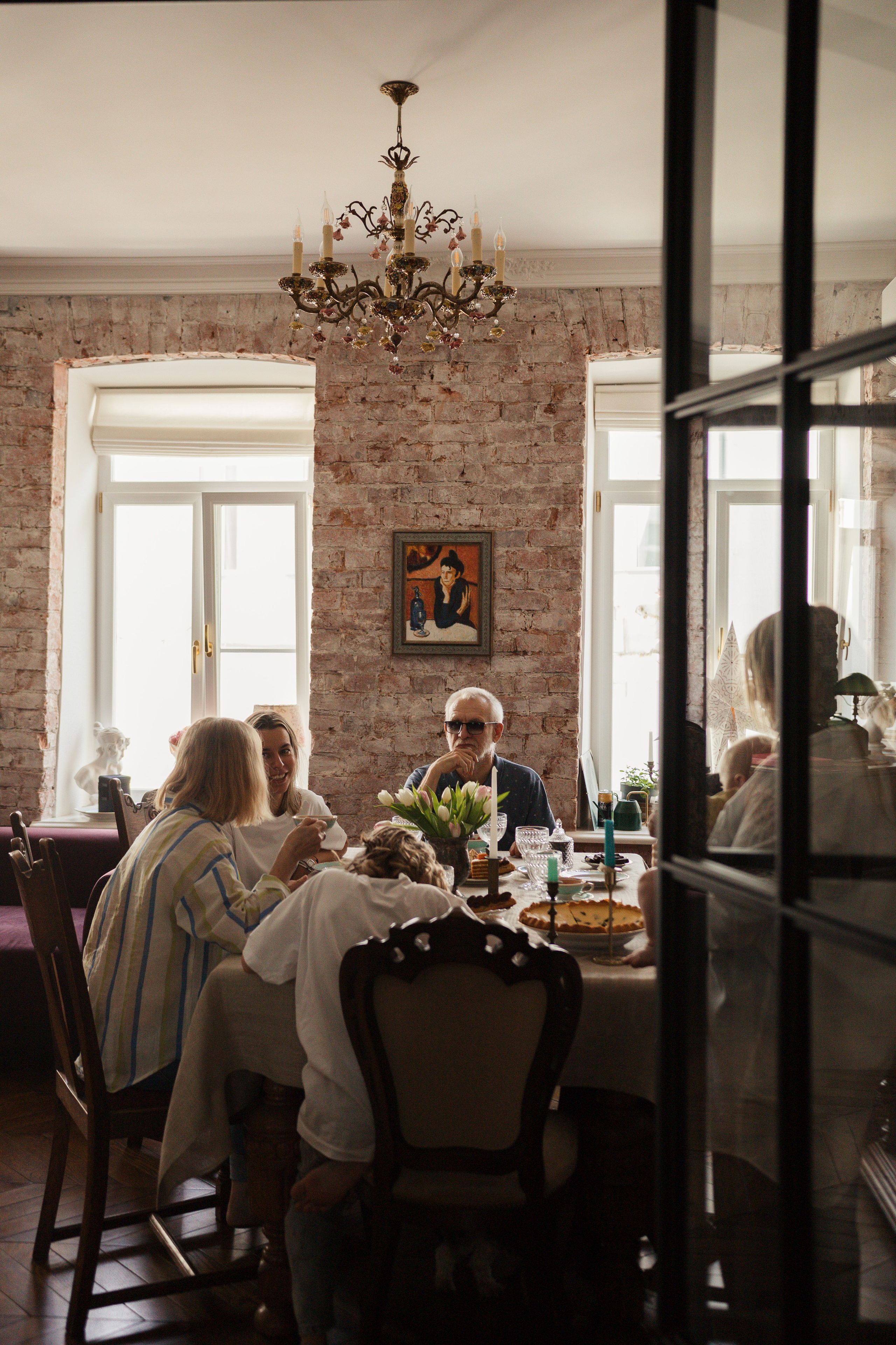 Бабушка в гостях. Детский и семейный фотограф в Москве Светлана Шабалина
