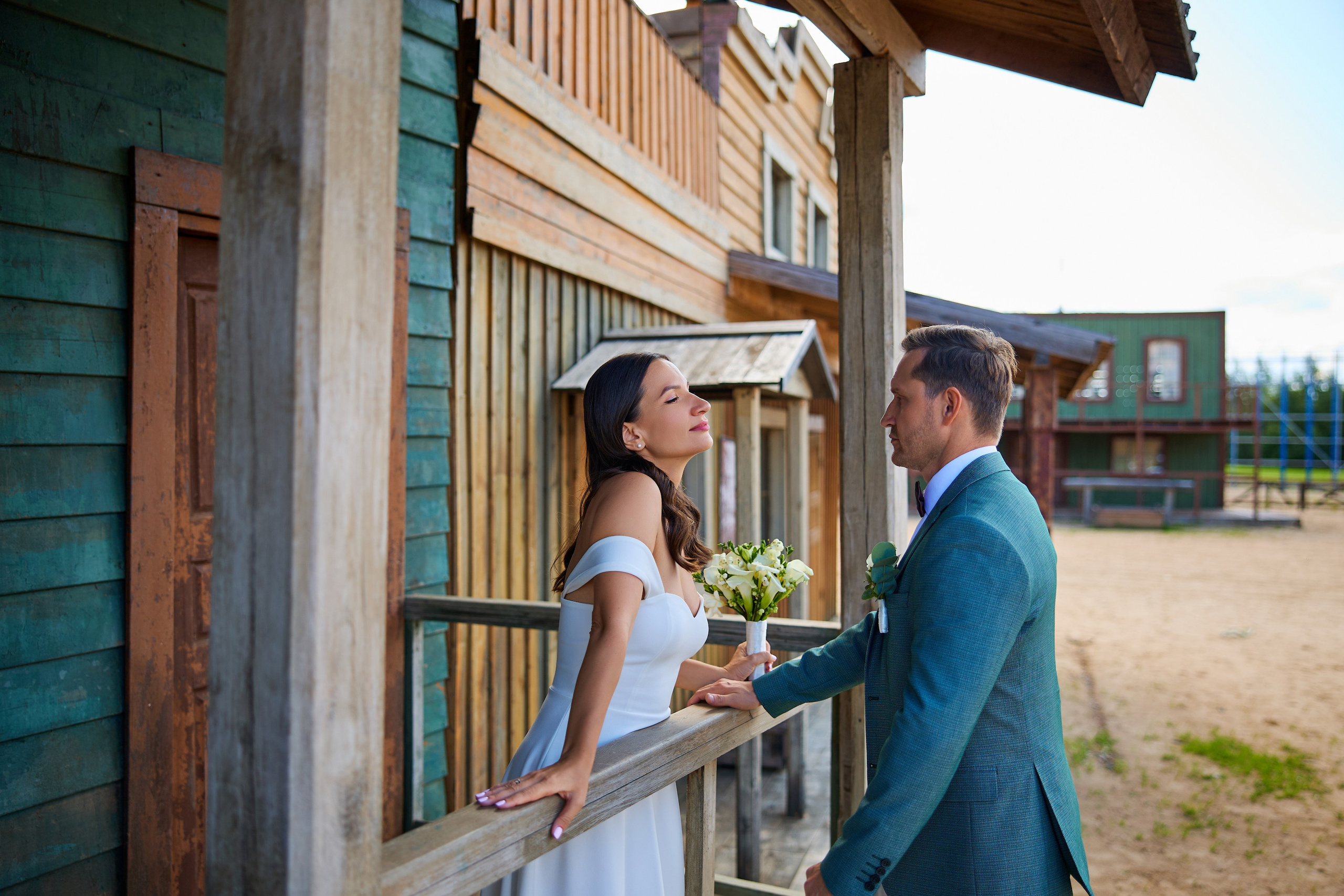 Свадебная фотосессия в Кинопарке Москино. Свадебный фотограф Сергей Колбинский