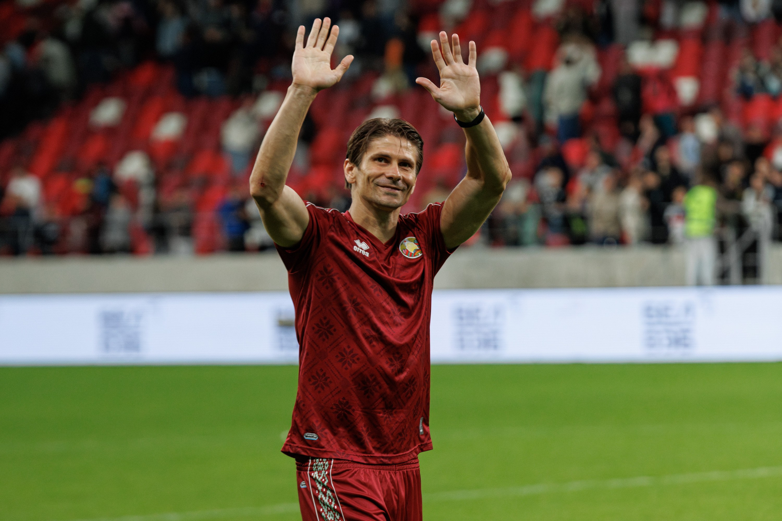 Товарищеский матч Россия — Беларусь. Спортивный фотограф Вадим Добедченков