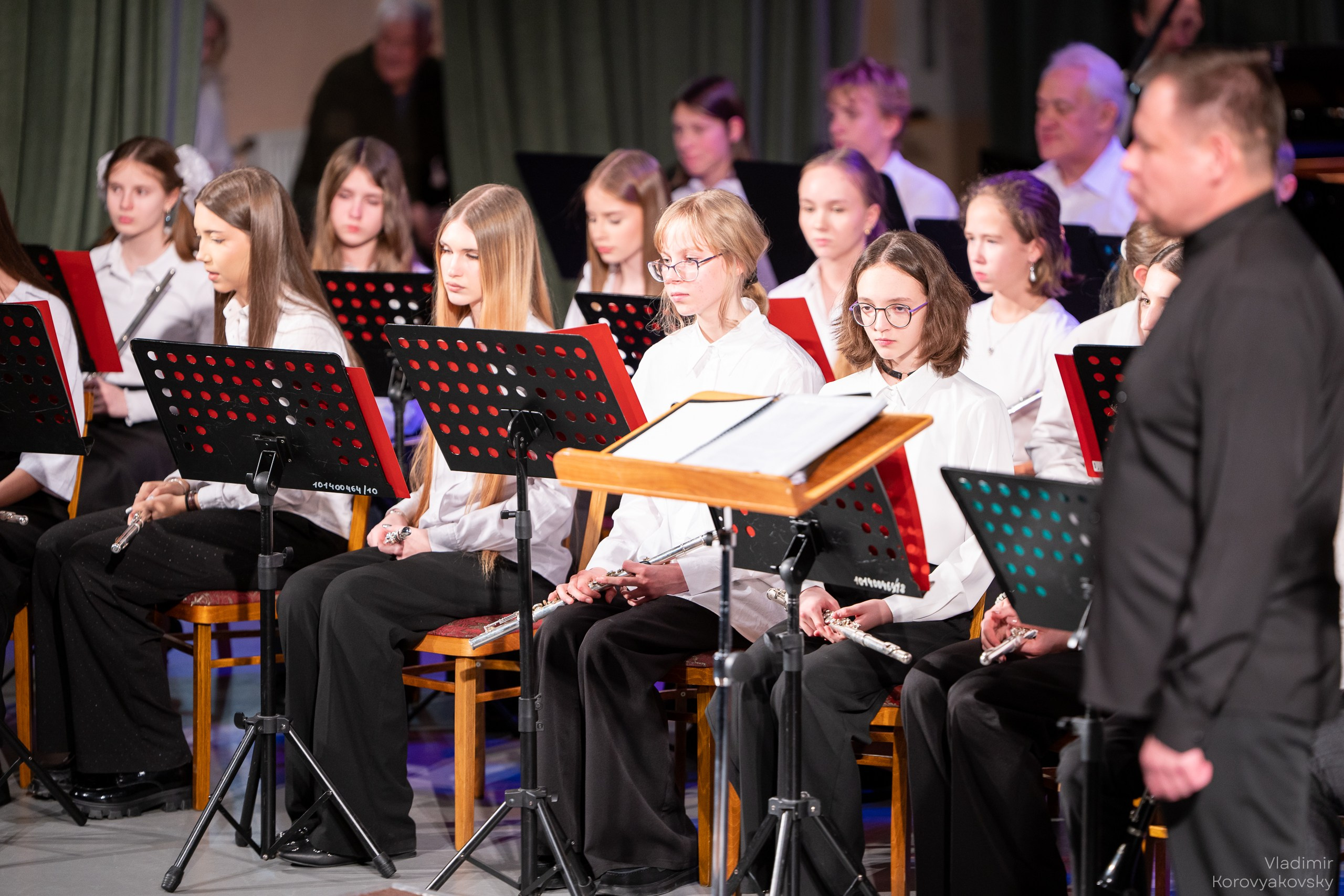 Новогодний концерт Духового оркестра ЦГИ. Фотограф Владимир Коровяковский