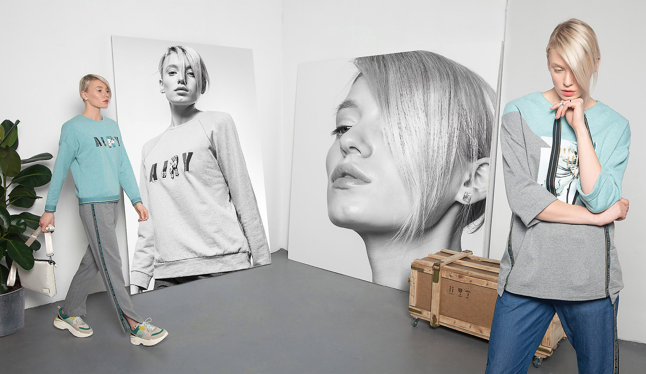 Имиджевая фэшн съемка одежды: кампейн, лукбук, эдиториал, Новосибирск. Съемка фото и видео для маркетплейсов Вайлдберриз, Озон в Новосибирске