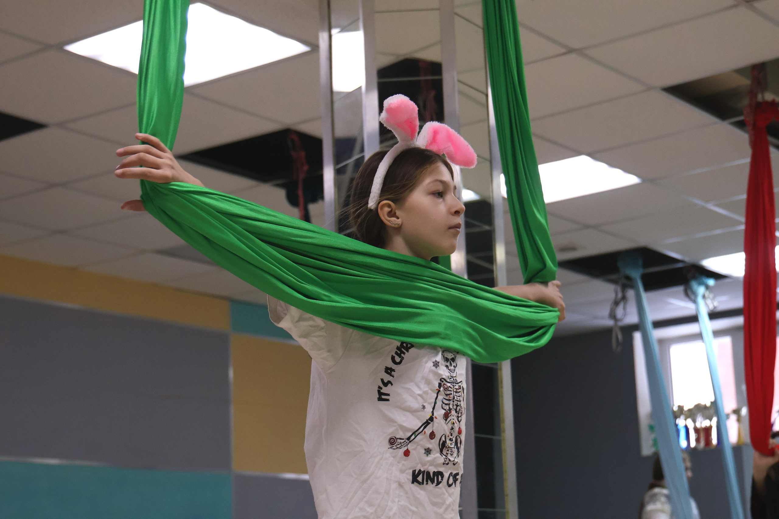 Открытый урок «Фитнес в гамаках». Спортивный и репортажный фотограф Ермакова Светлана