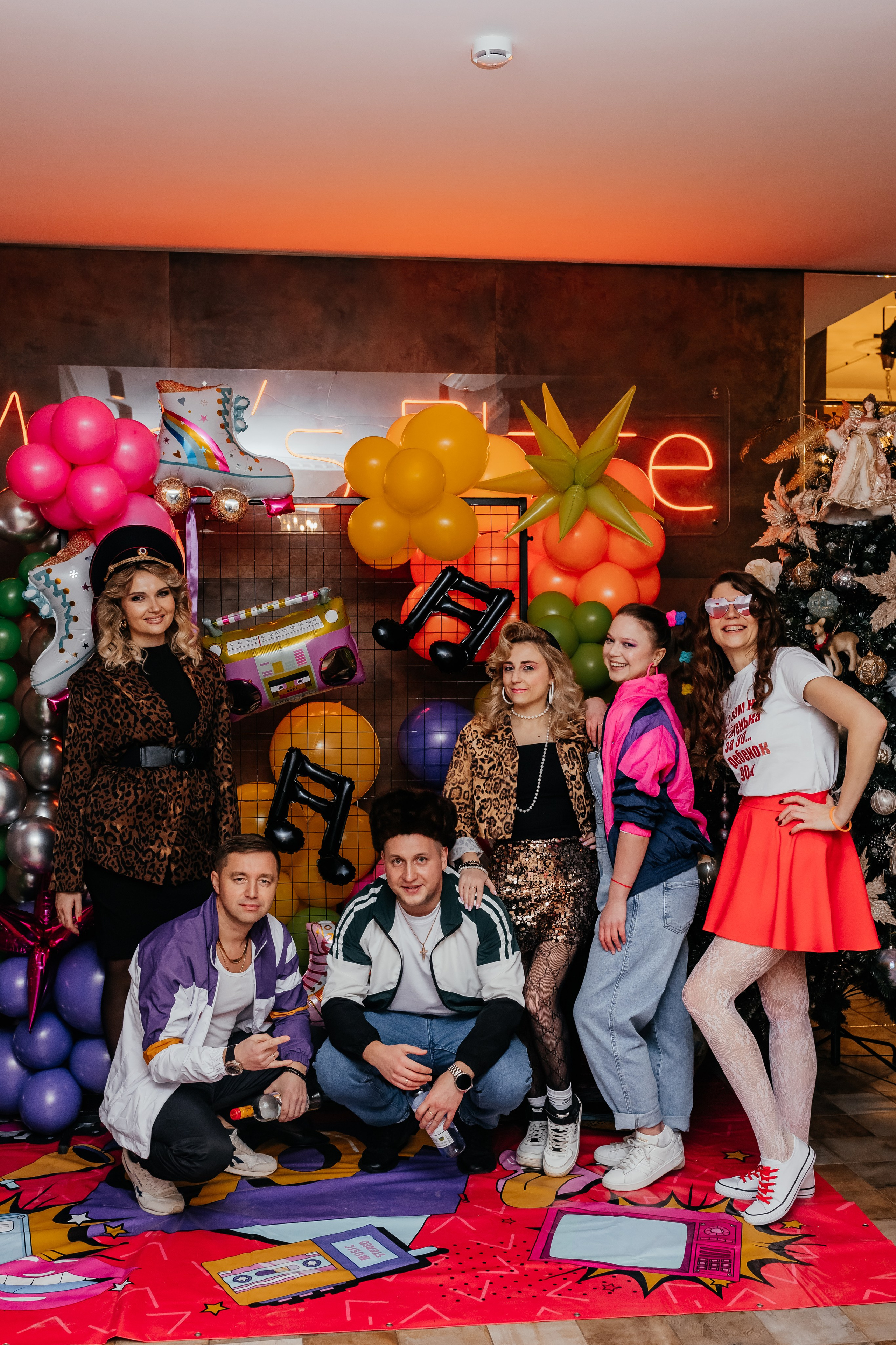 Корпоратив 90е. Семейный и домашний фотограф в Москве и МО Королева Валерия
