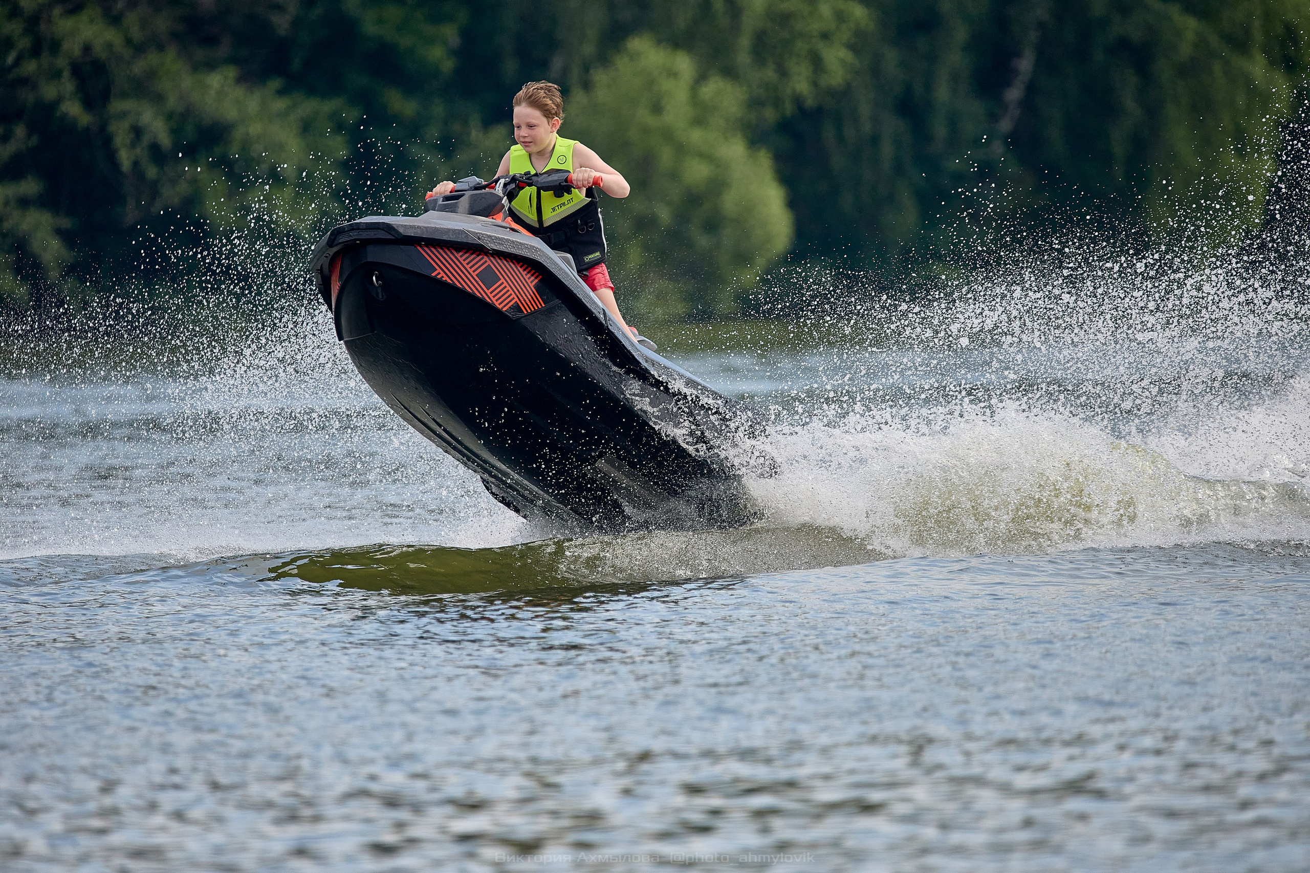 Аквабайки на Северке. Виктория Ахмылова. Фотограф в Москве