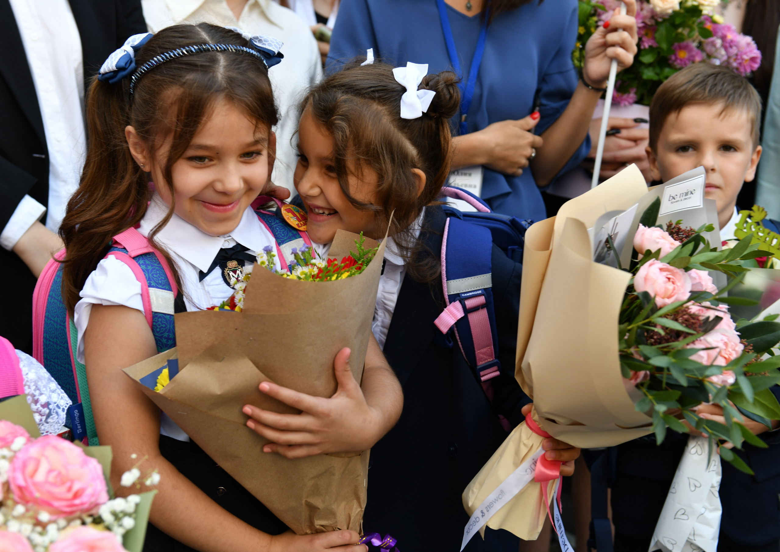 Линейка 1 класс. Свадебный и портретный фотограф в Москве Галина Борисова