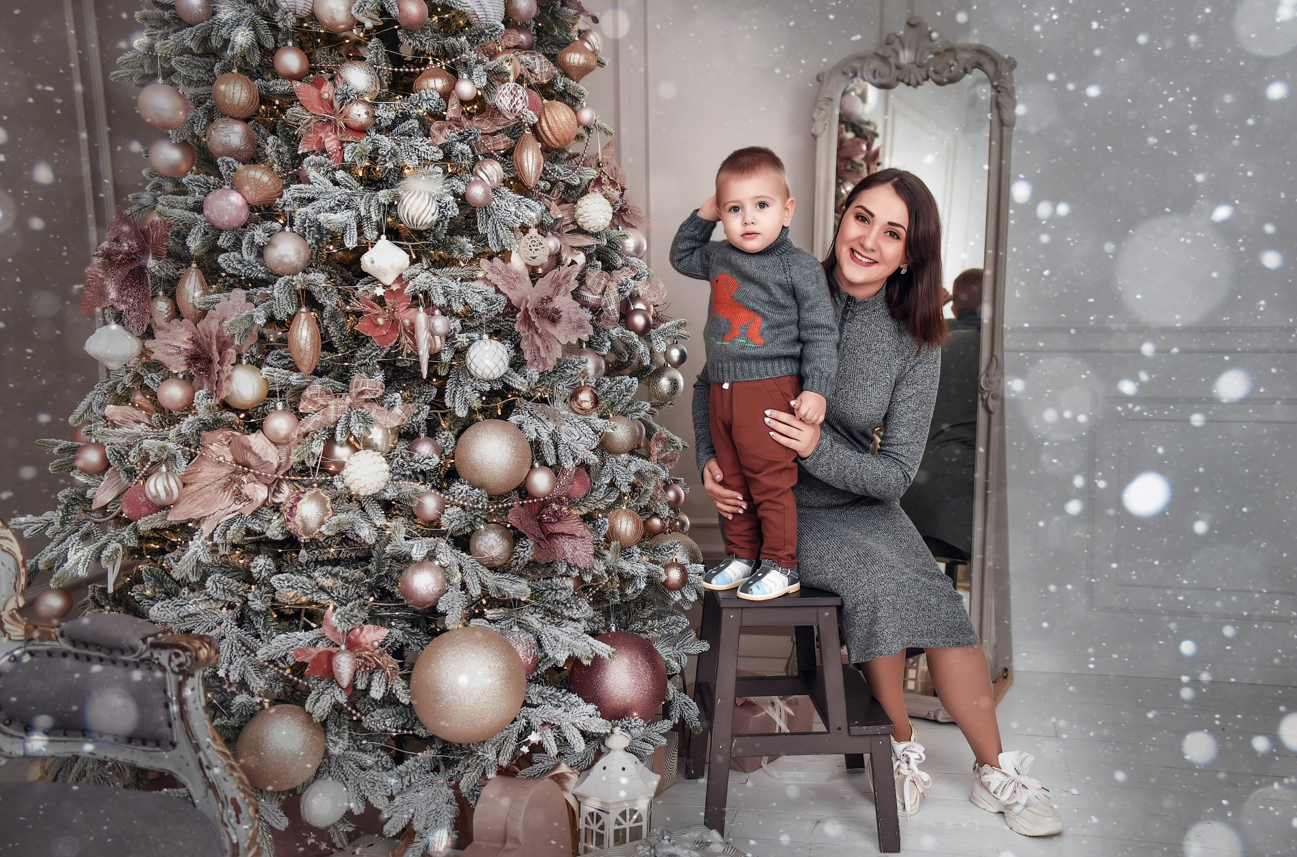 Новогодняя семейная. Свадебный, семейный, детский, контент фотограф в Омске Максим Ильин