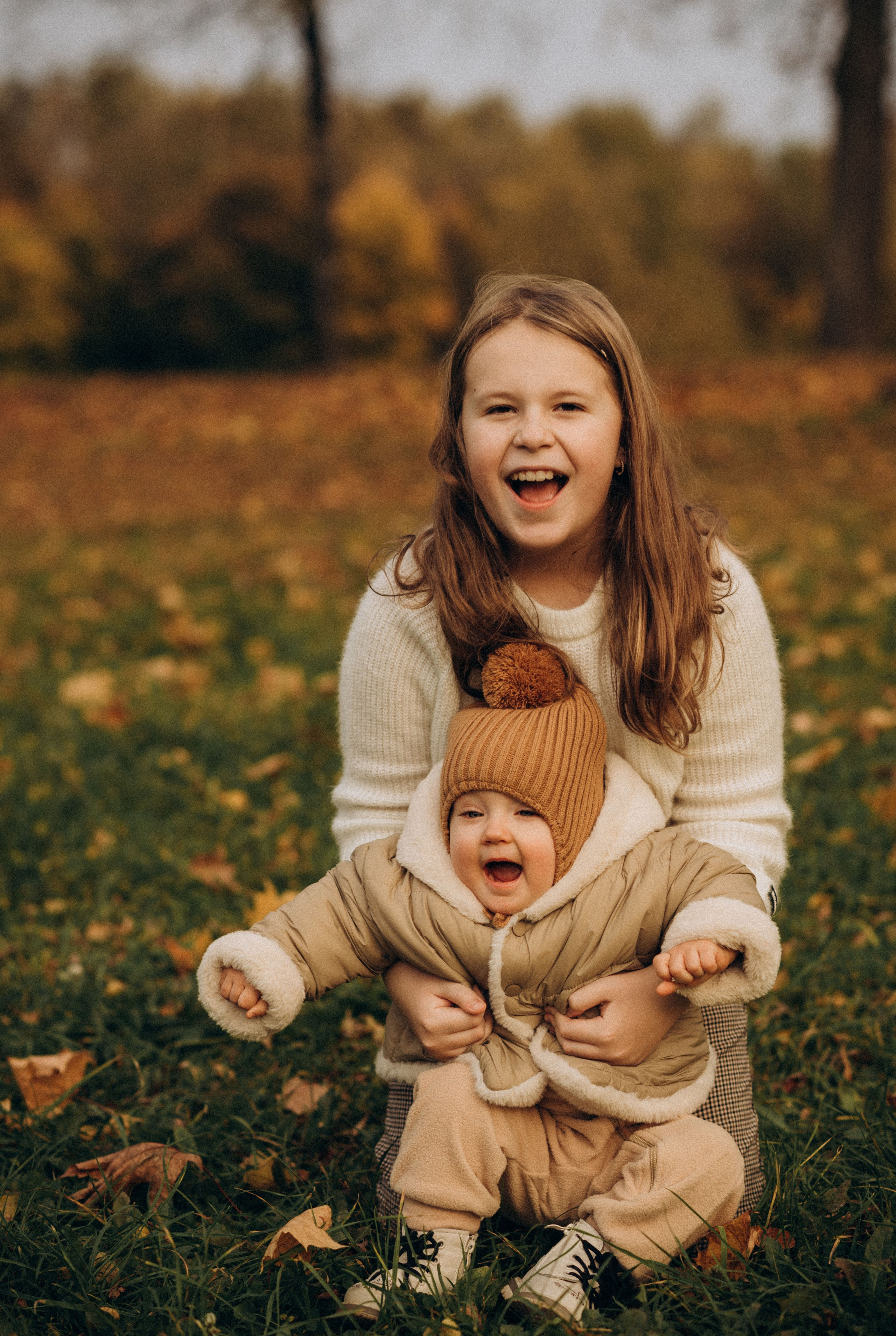 Осенняя фотосессия в парке. Семейный фотограф в Домодедово и Москве Елена Пичугина