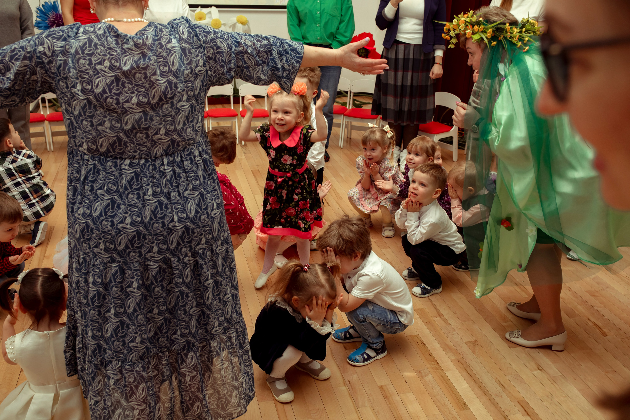 Праздник весны в детском саду. Семейный и детский фотограф в Москве Дорогова Екатерина