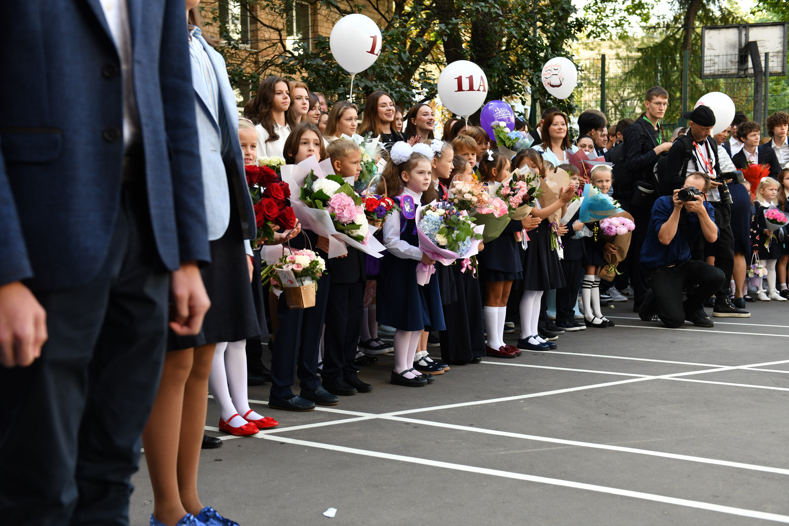 Линейка 1 класс. Свадебный и портретный фотограф в Москве Галина Борисова
