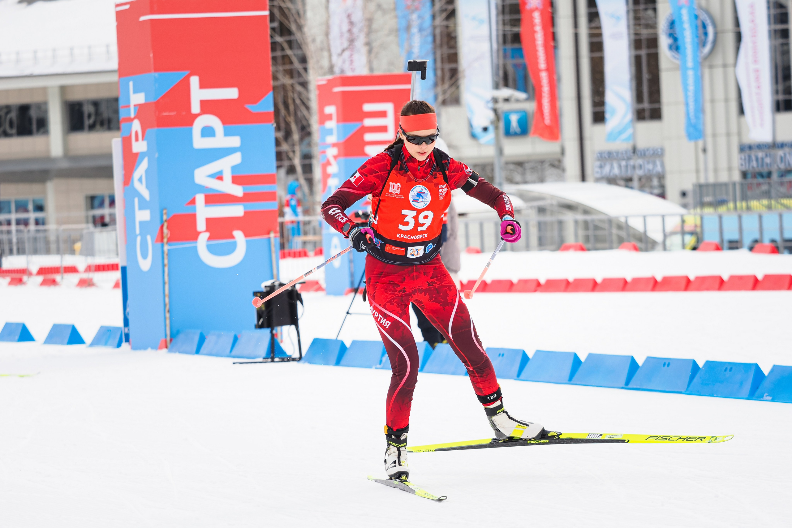 Биатлон / Первенство России. Репортажный фотограф Алексей Козьмин