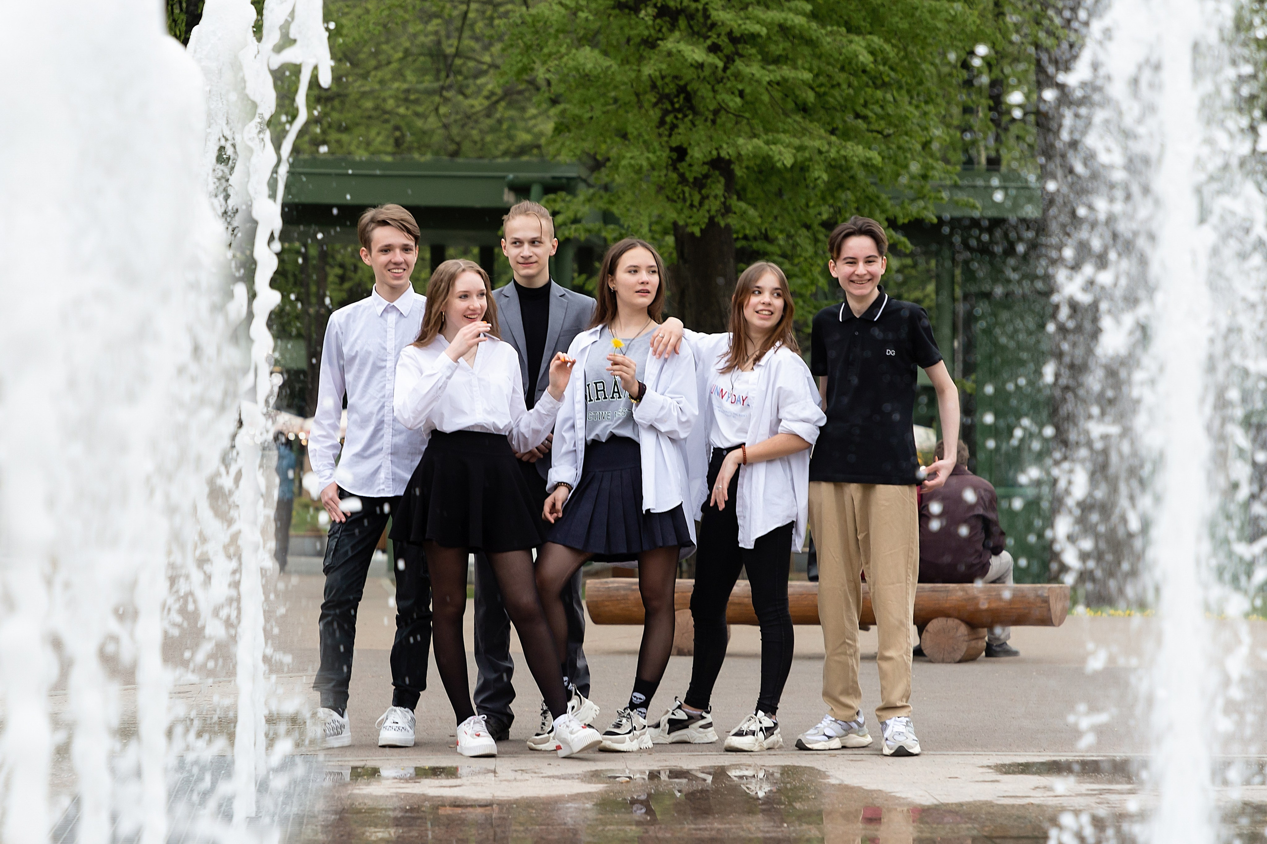 Съёмка в парке. Выпускные альбомы «Эврика» в Нижнем Новгороде